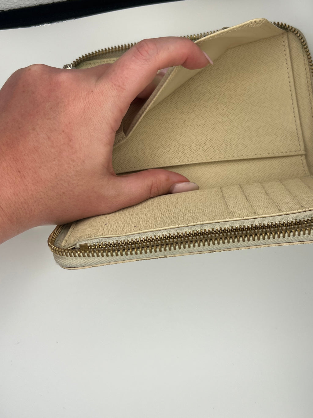 Louis Vuitton azure zippy wallet