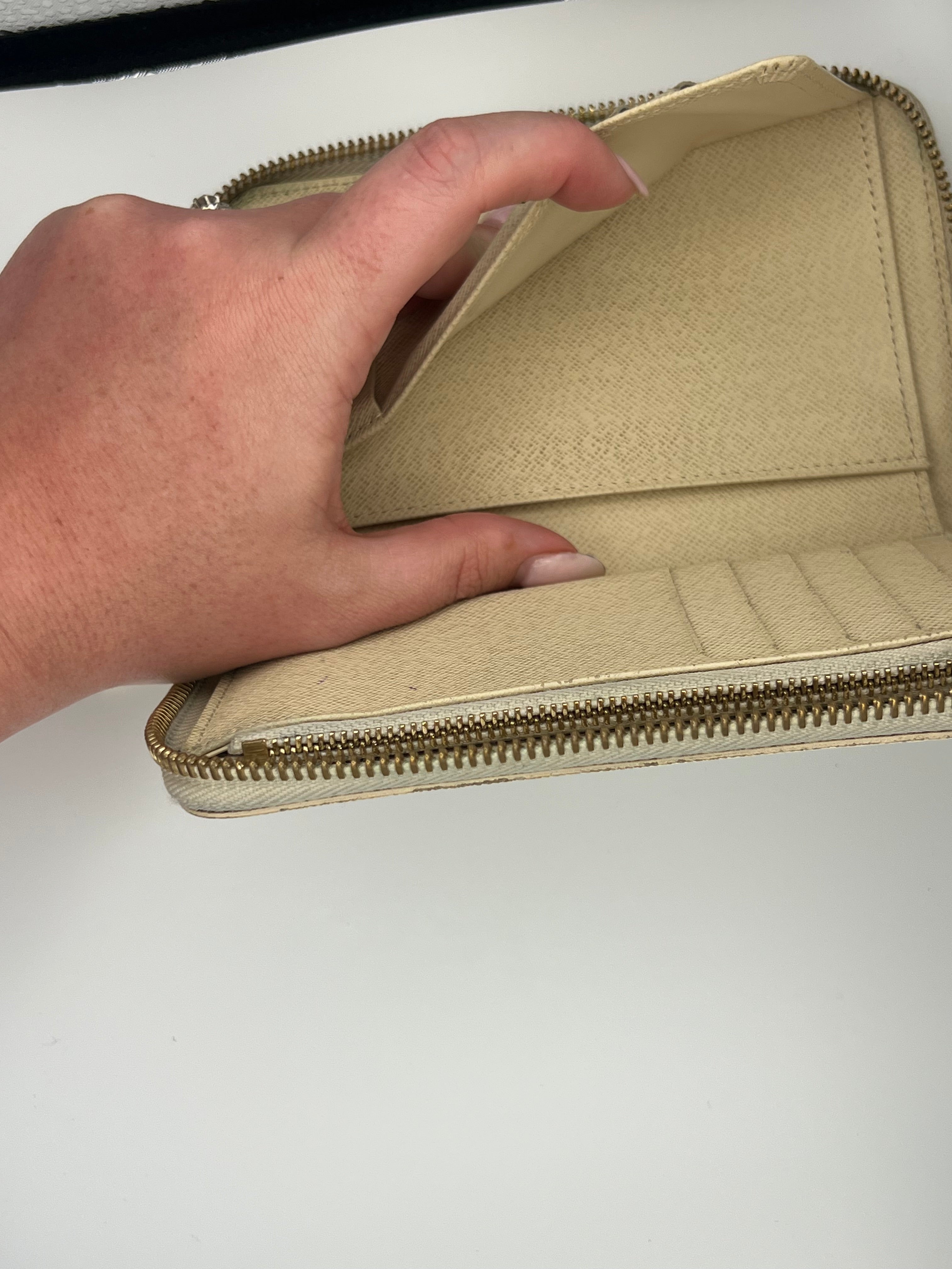 Louis Vuitton azure zippy wallet