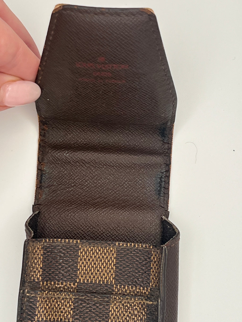 Louis Vuitton Damier Ebene cigarette case