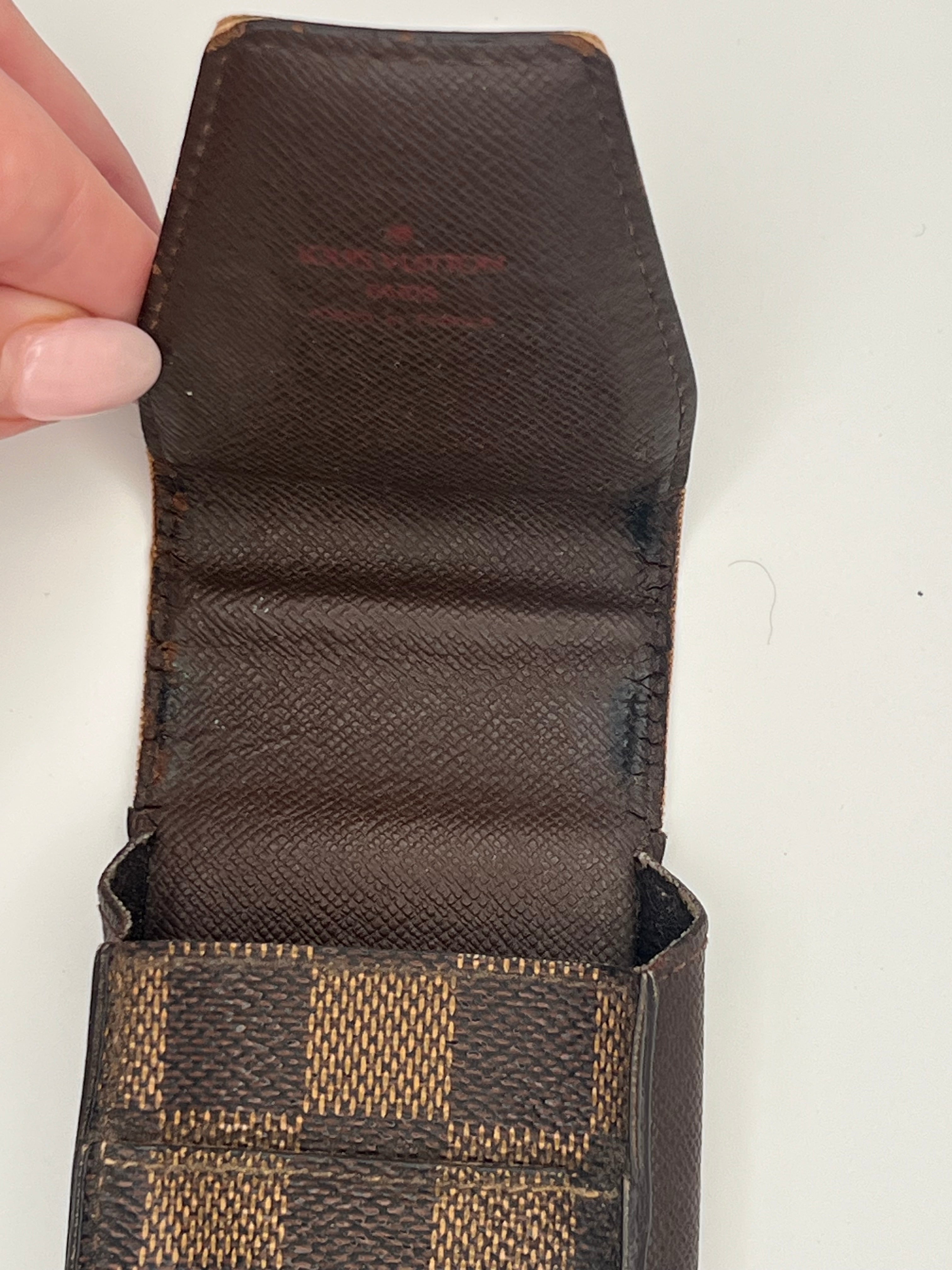 Louis Vuitton Damier Ebene cigarette case