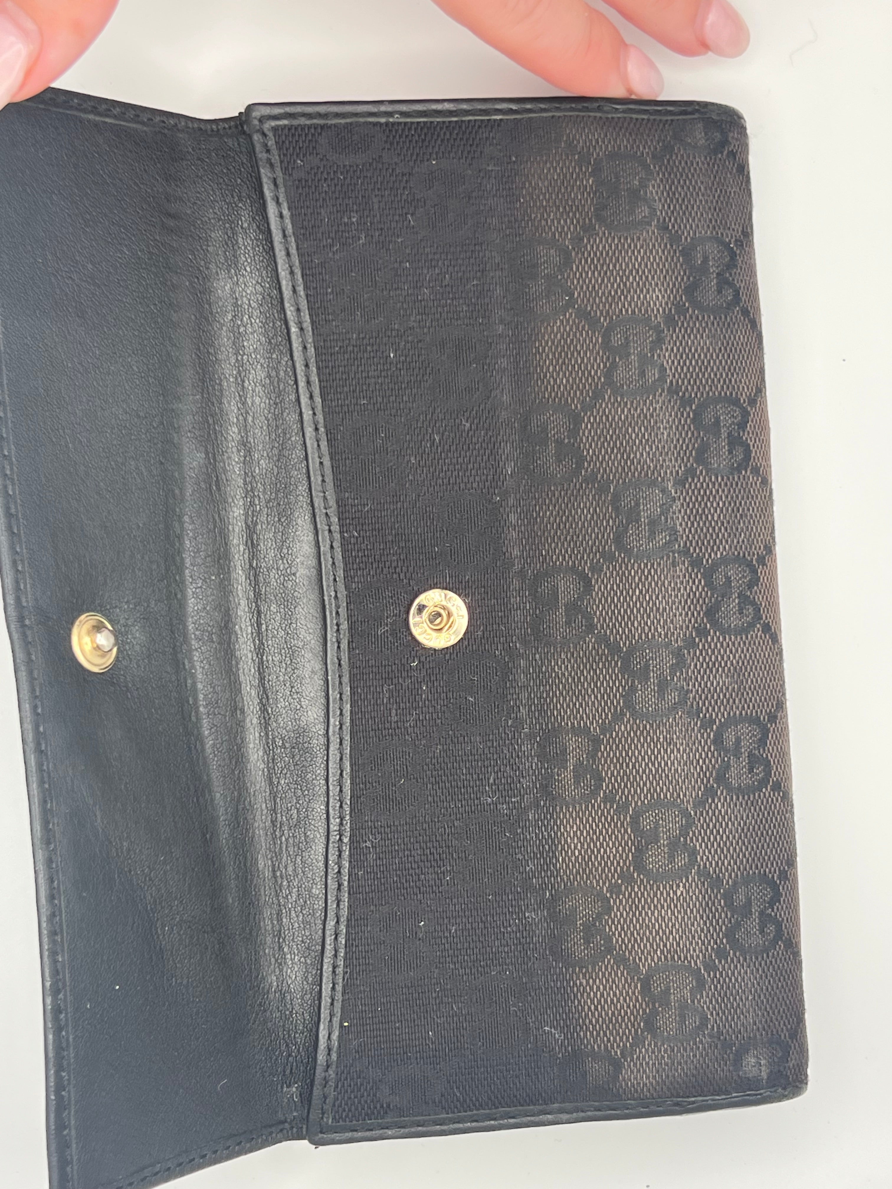 Gucci Black Long Wallet