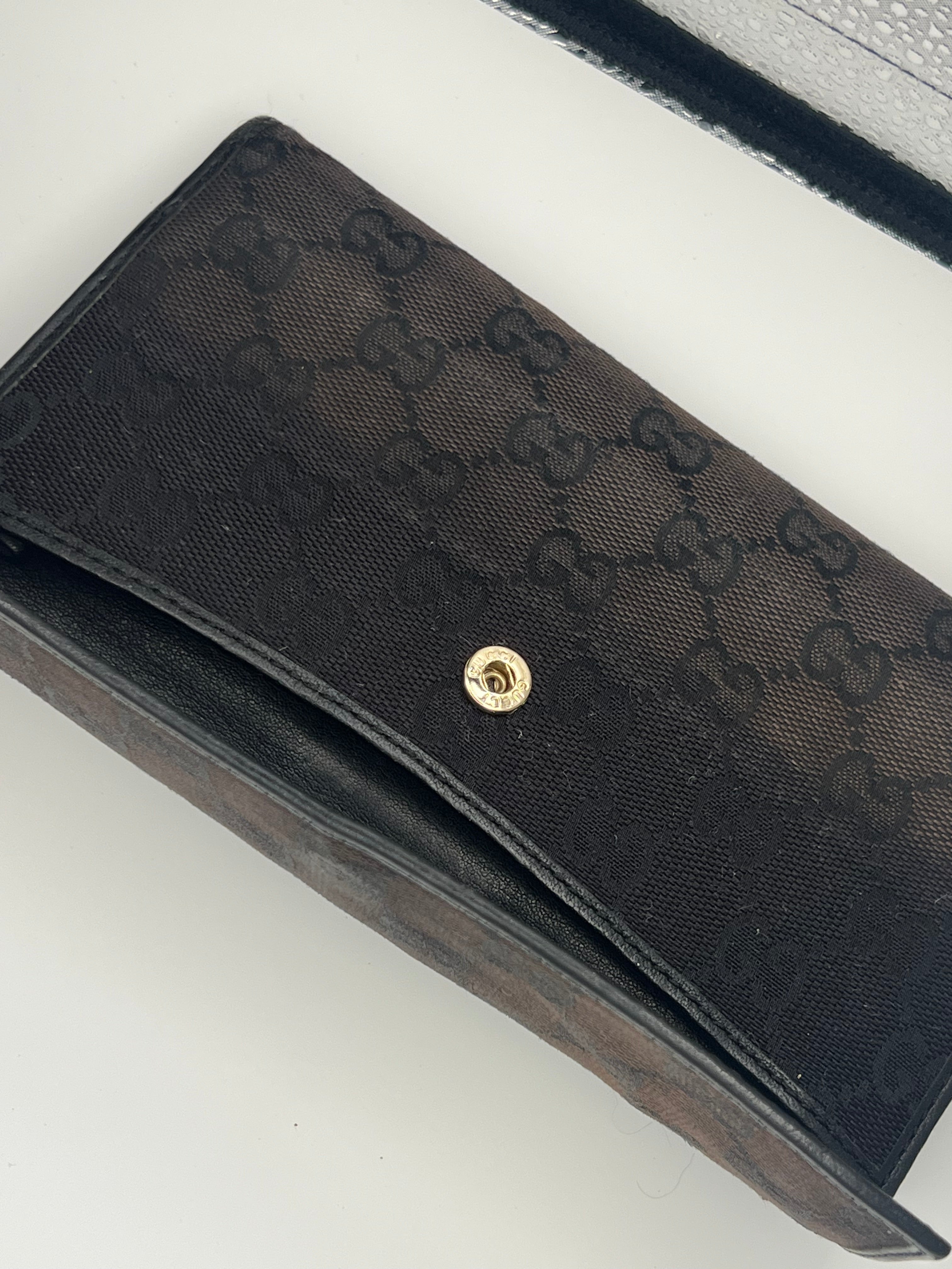 Gucci Black Long Wallet