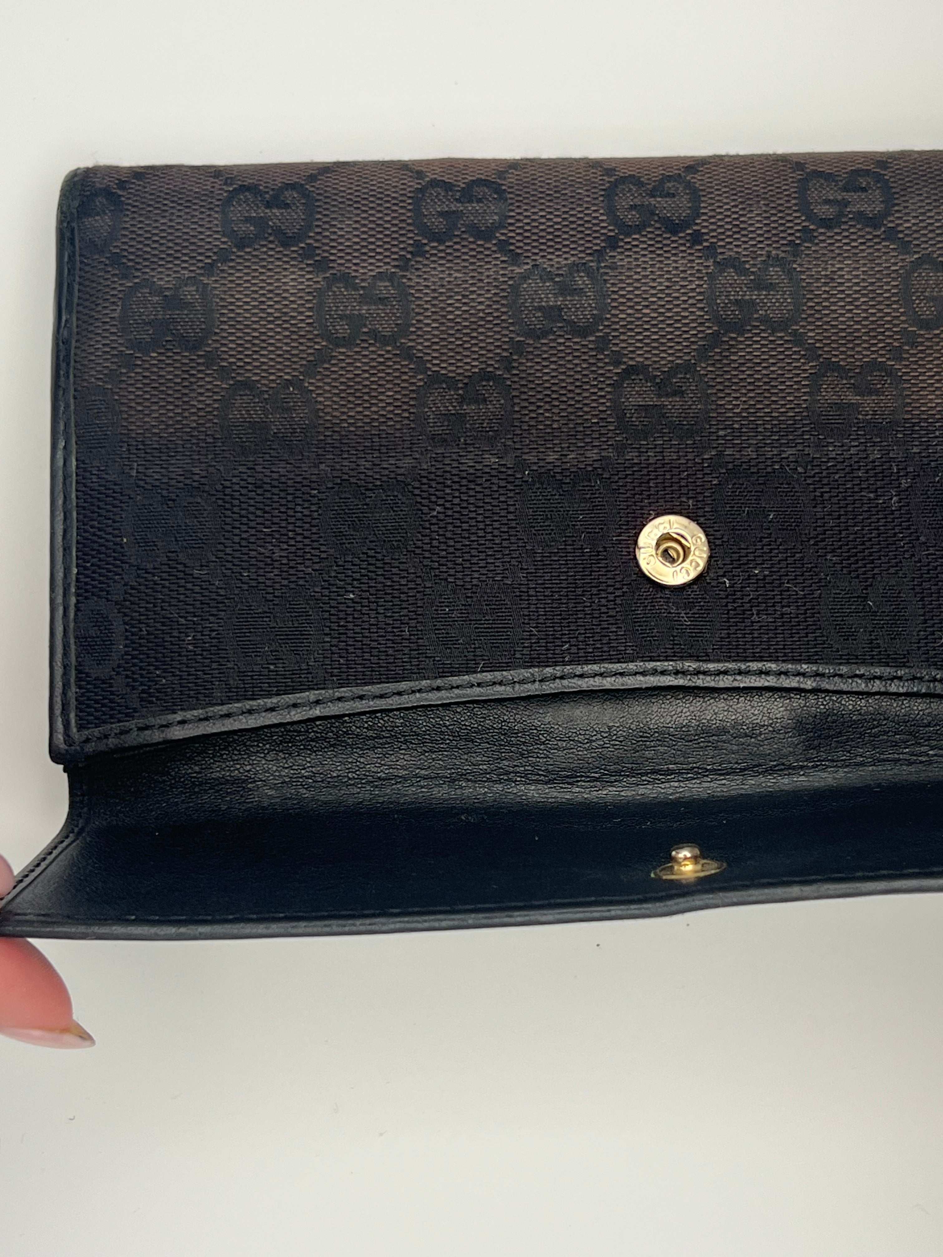Gucci Black Long Wallet