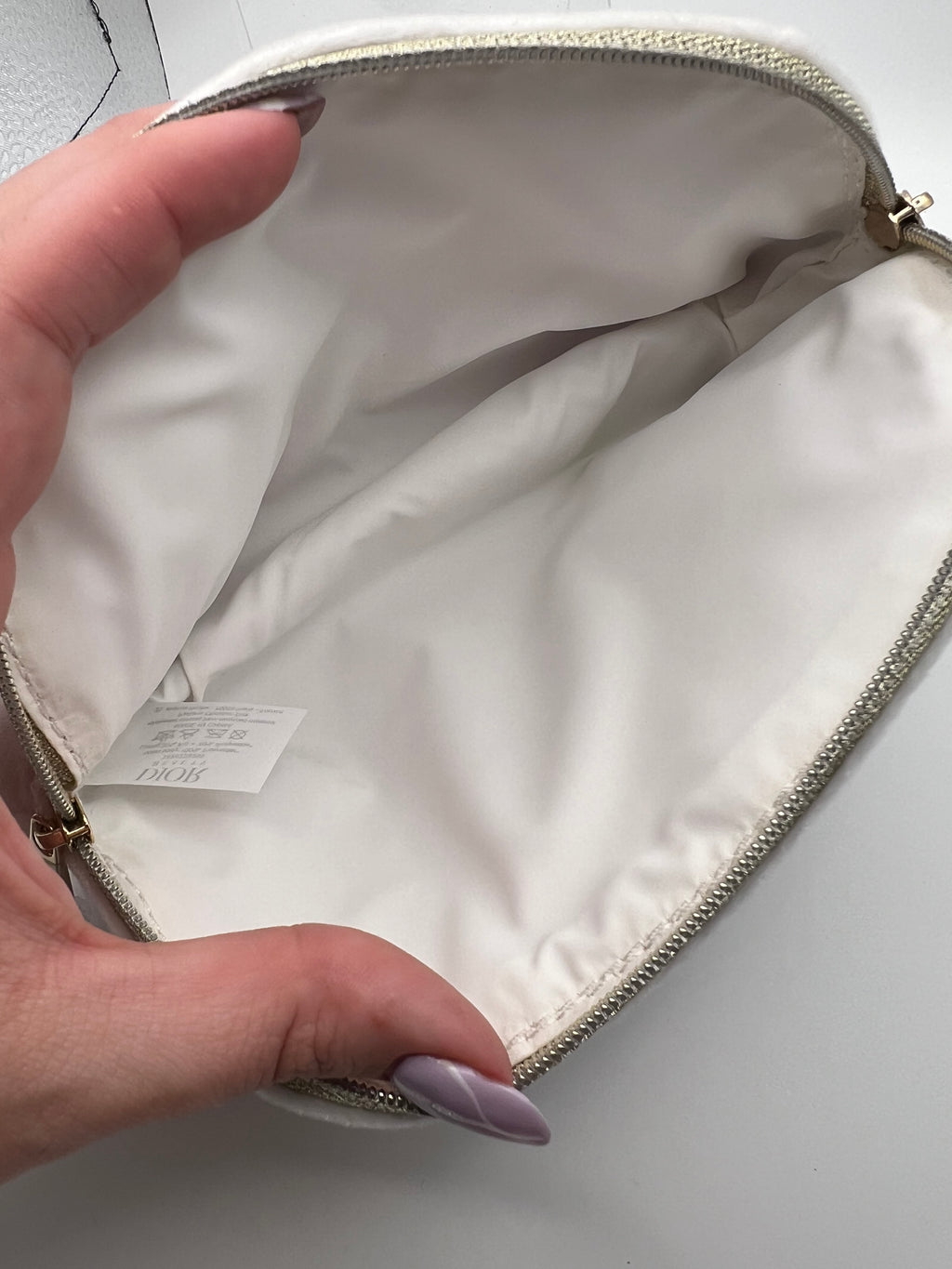 Dior cosmetic pouch