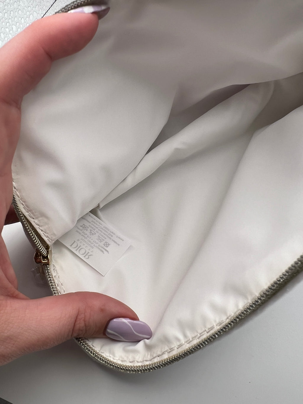 Dior cosmetic pouch