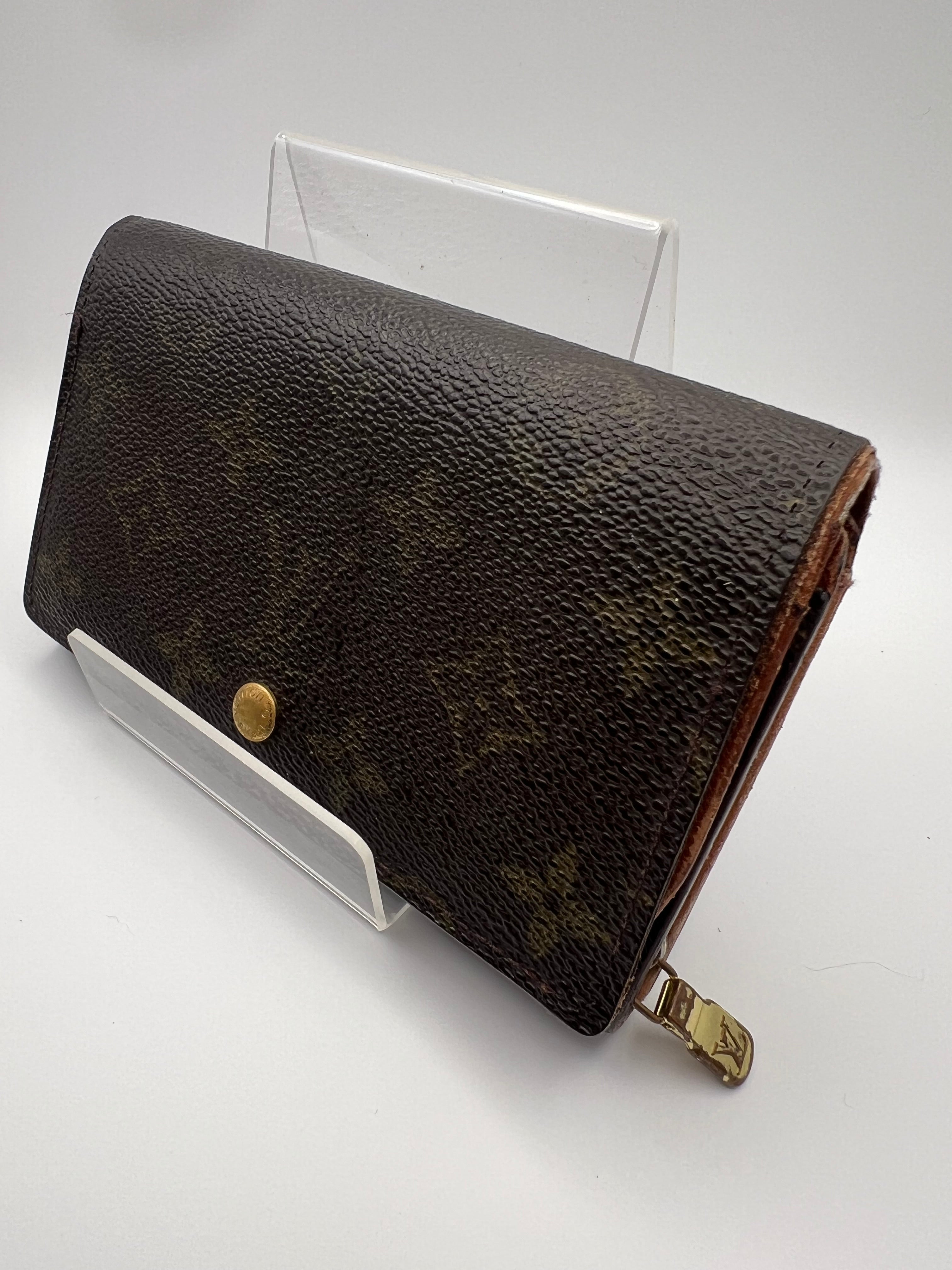 louis vuitton monogram porte monnaie billets tresor wallet
