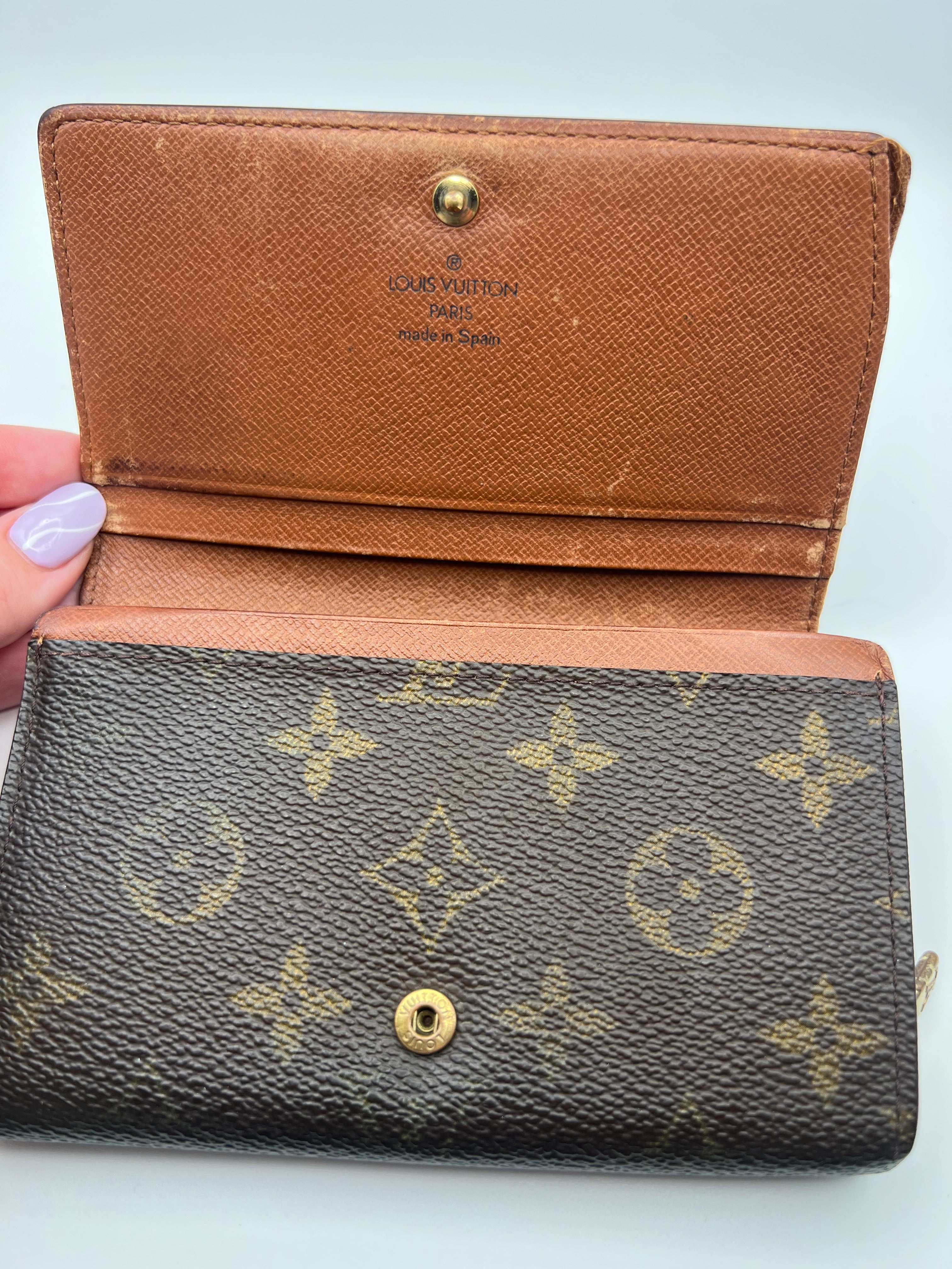 louis vuitton monogram porte monnaie billets tresor wallet