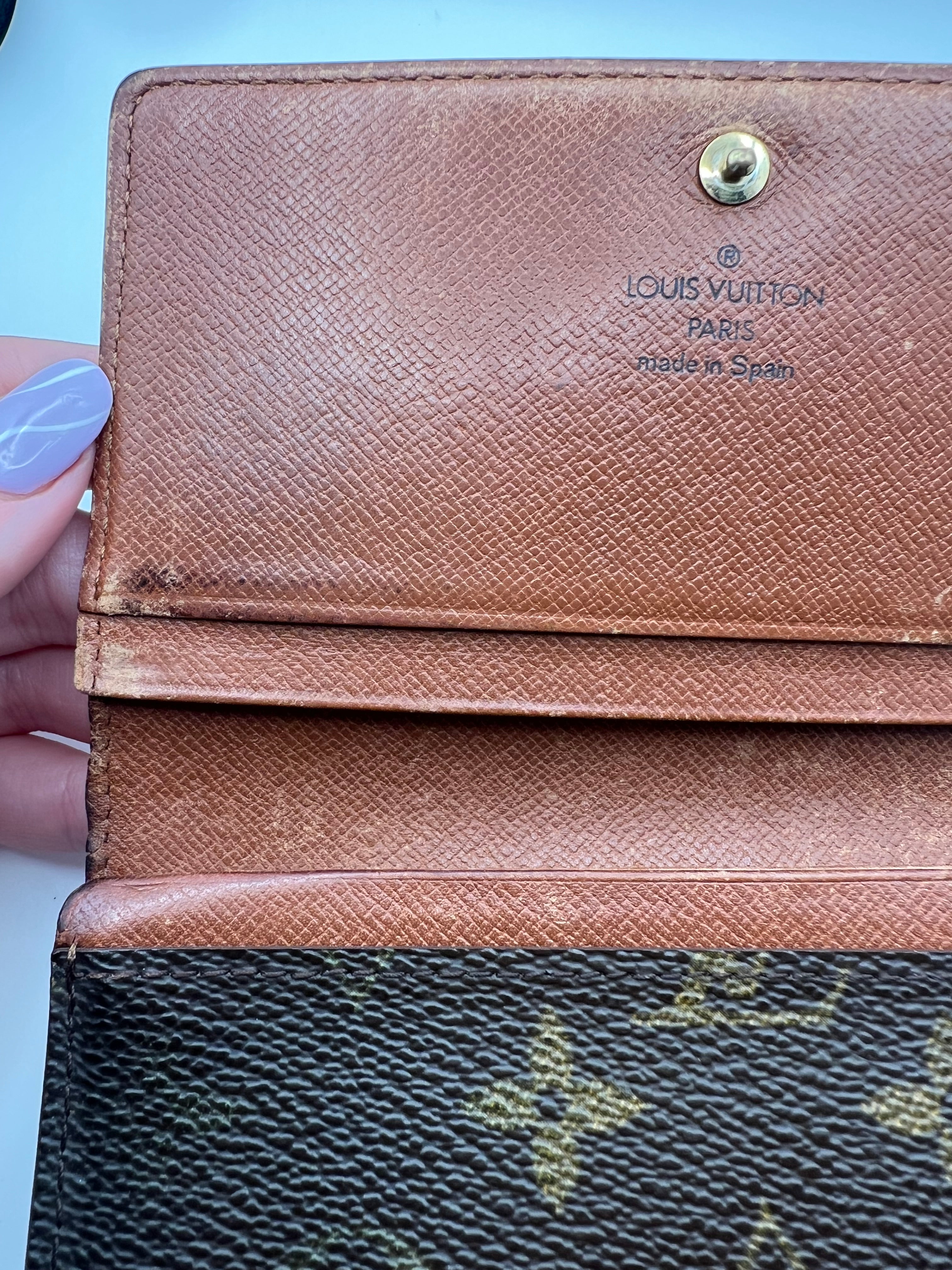louis vuitton monogram porte monnaie billets tresor wallet