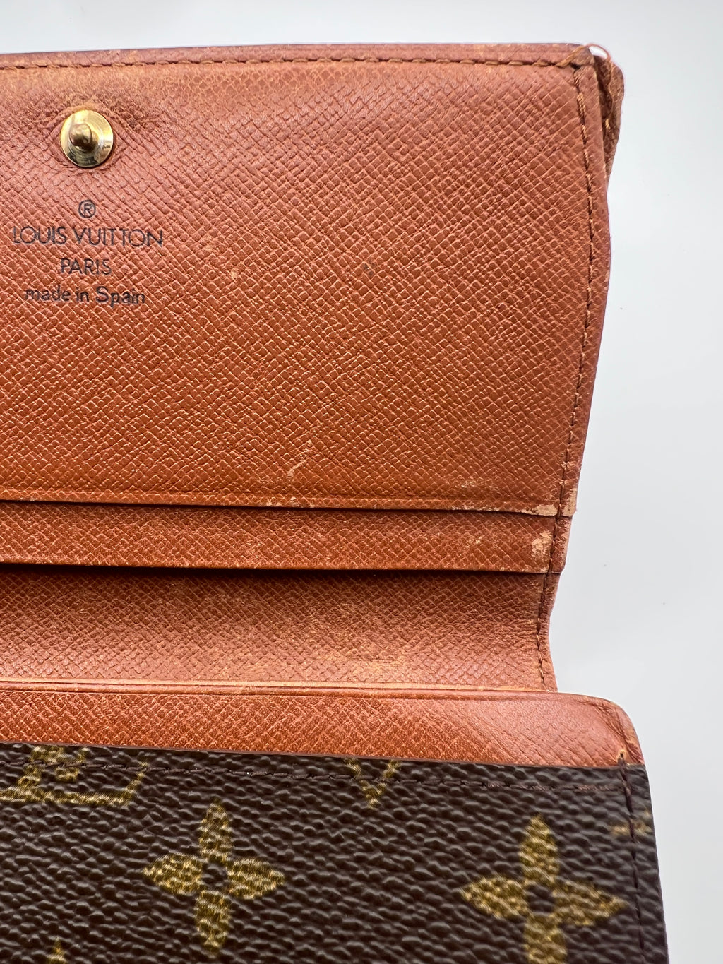 louis vuitton monogram porte monnaie billets tresor wallet