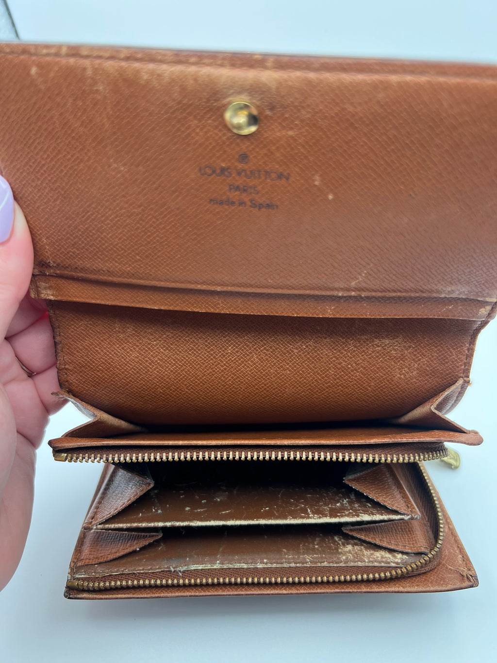 louis vuitton monogram porte monnaie billets tresor wallet