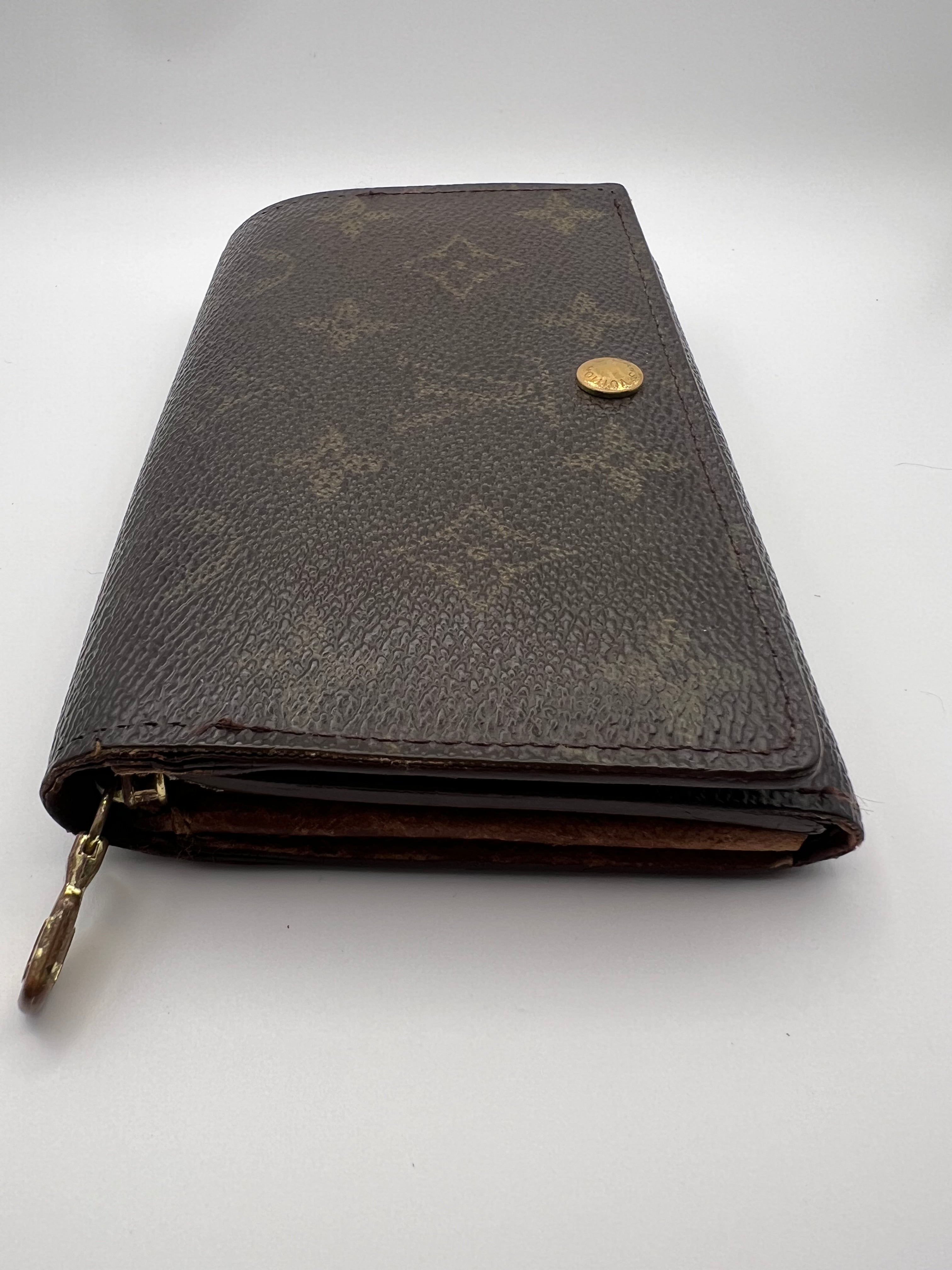 louis vuitton monogram porte monnaie billets tresor wallet