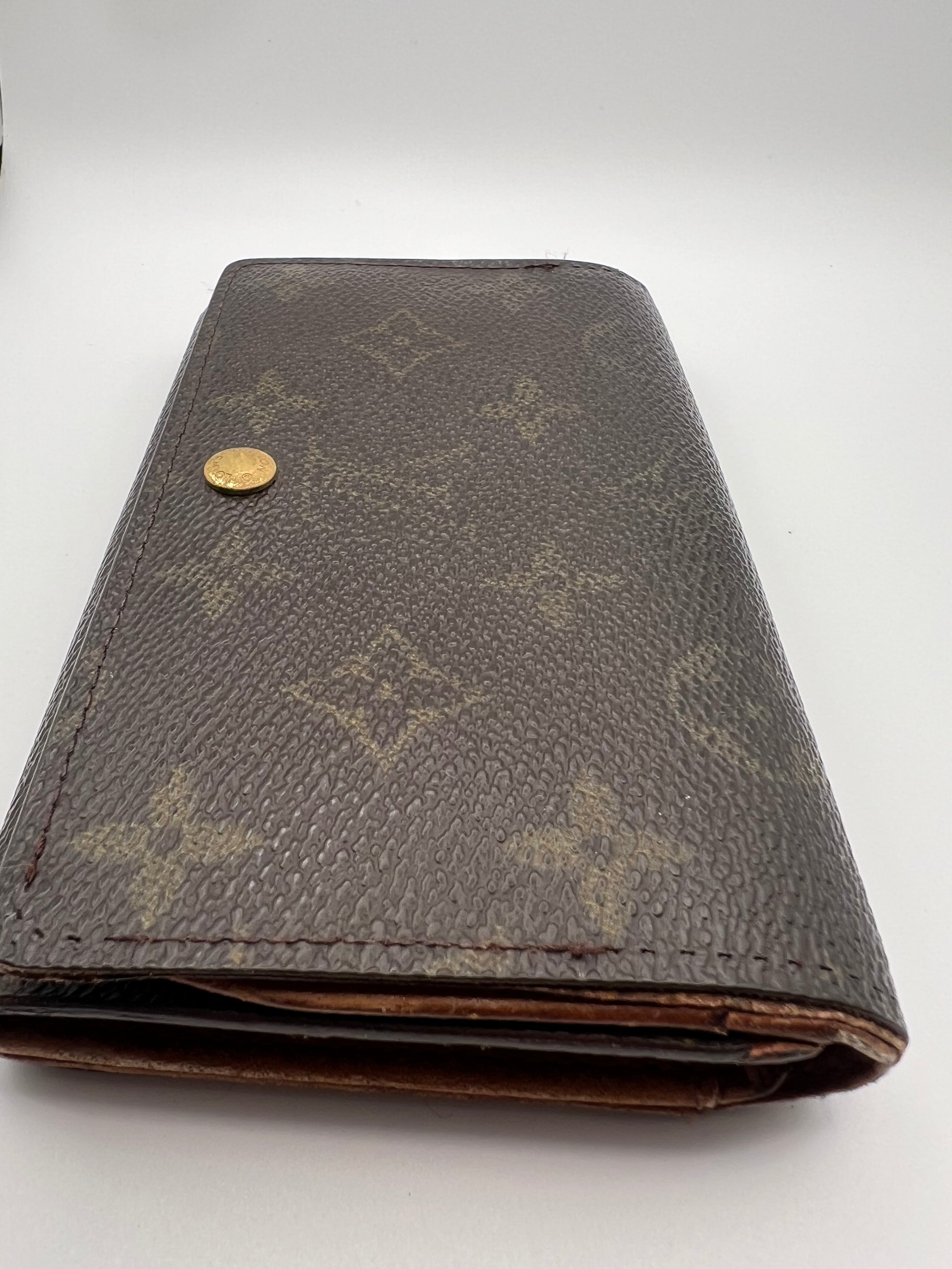 louis vuitton monogram porte monnaie billets tresor wallet
