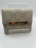 Gucci Ivory Guccissima wallet