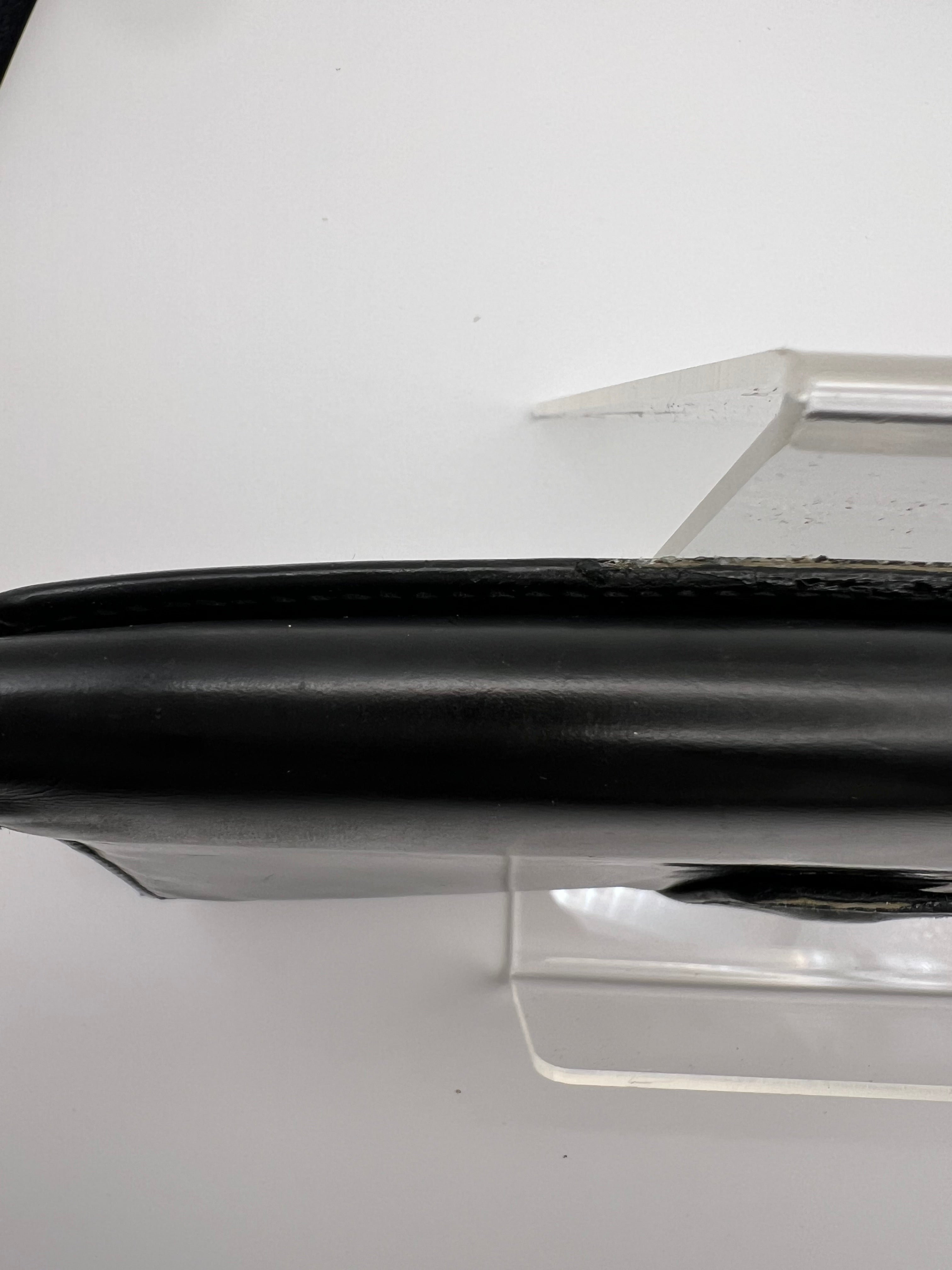 Gucci black long leather wallet