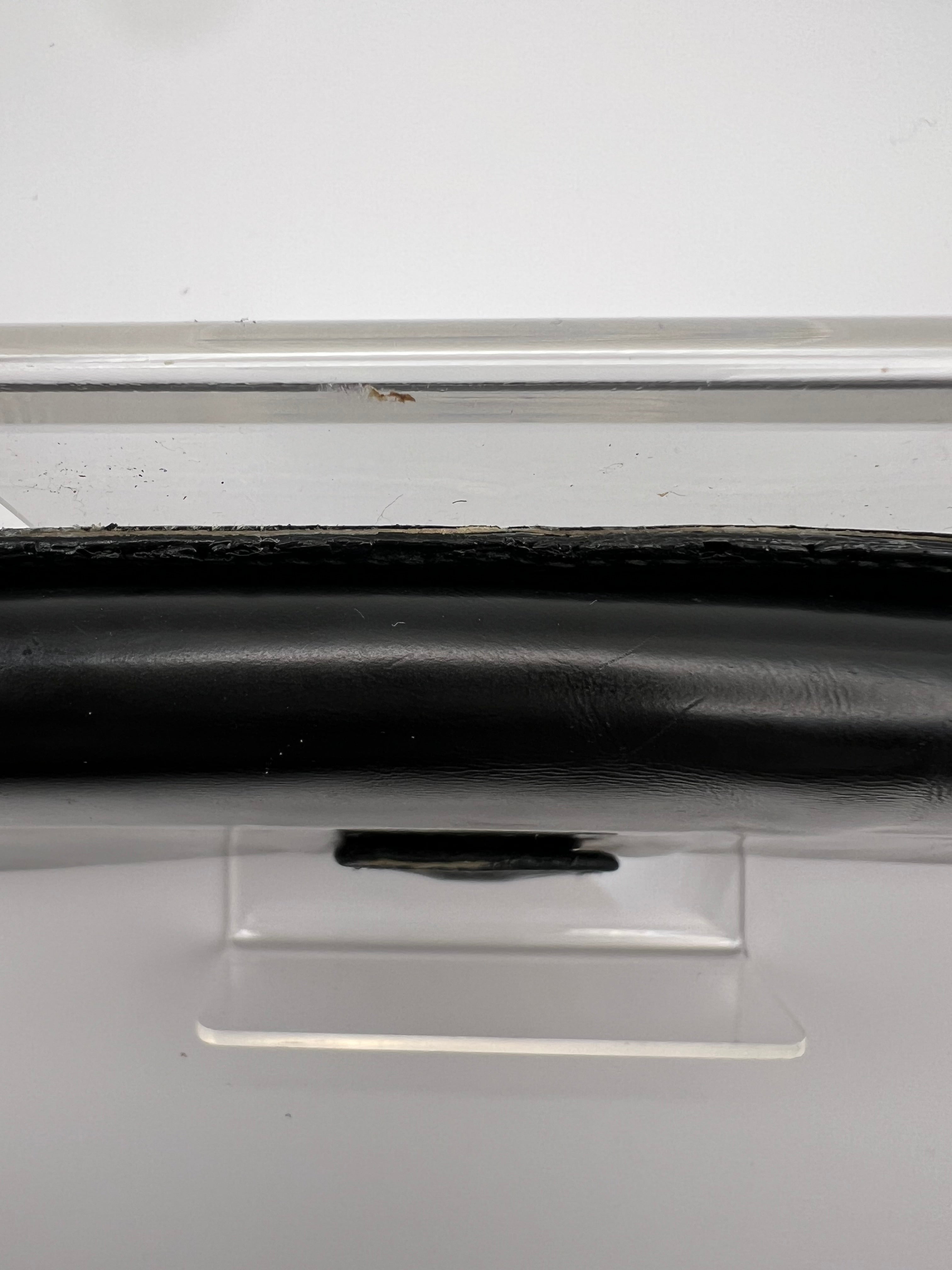 Gucci black long leather wallet