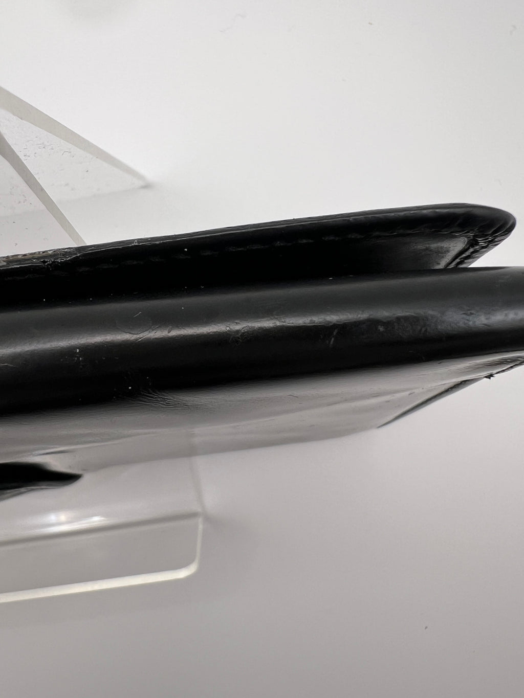 Gucci black long leather wallet