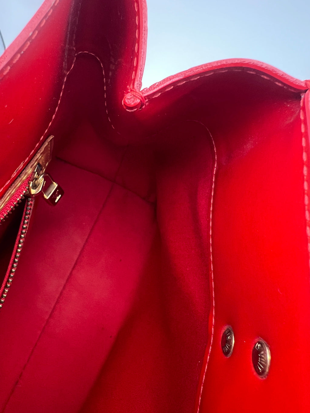 Louis Vuitton Vernis Reade PM Rouge