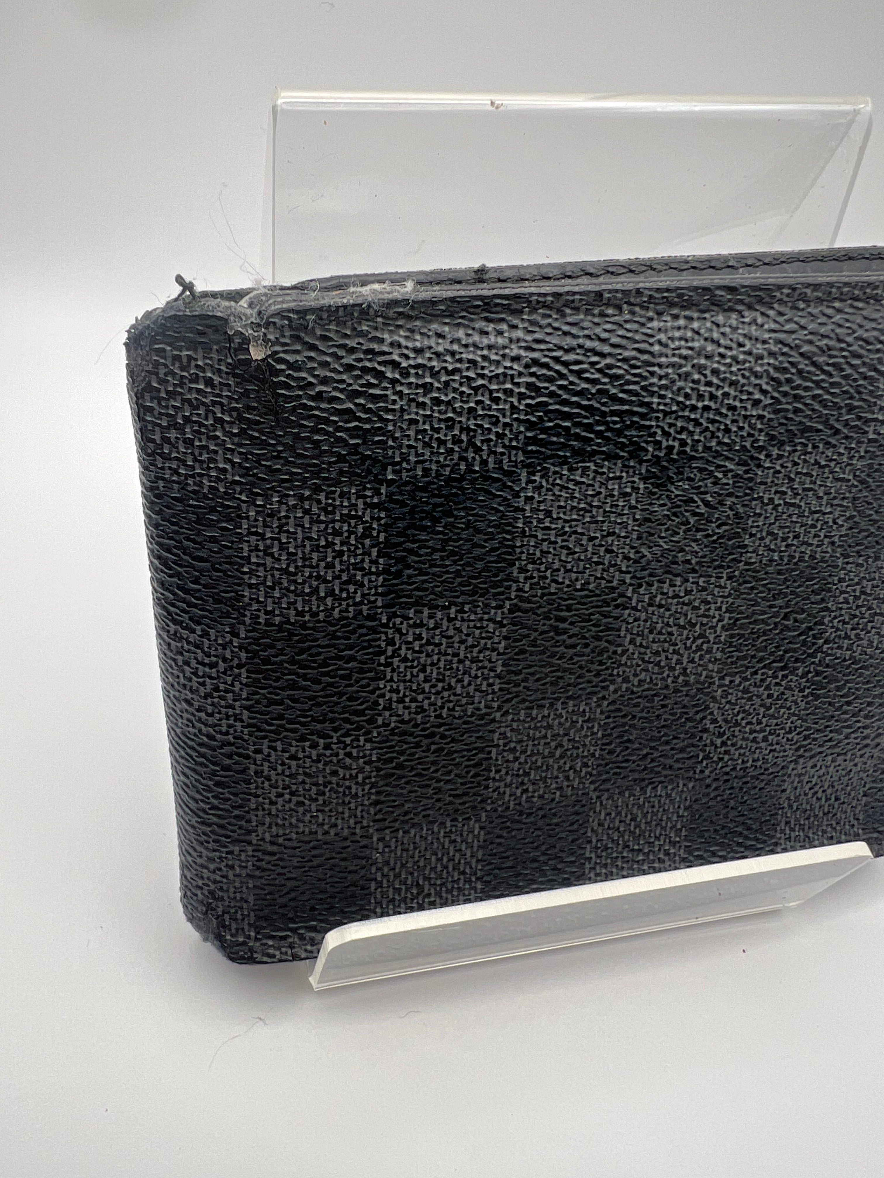 Louis Vuitton graphite bifold wallet