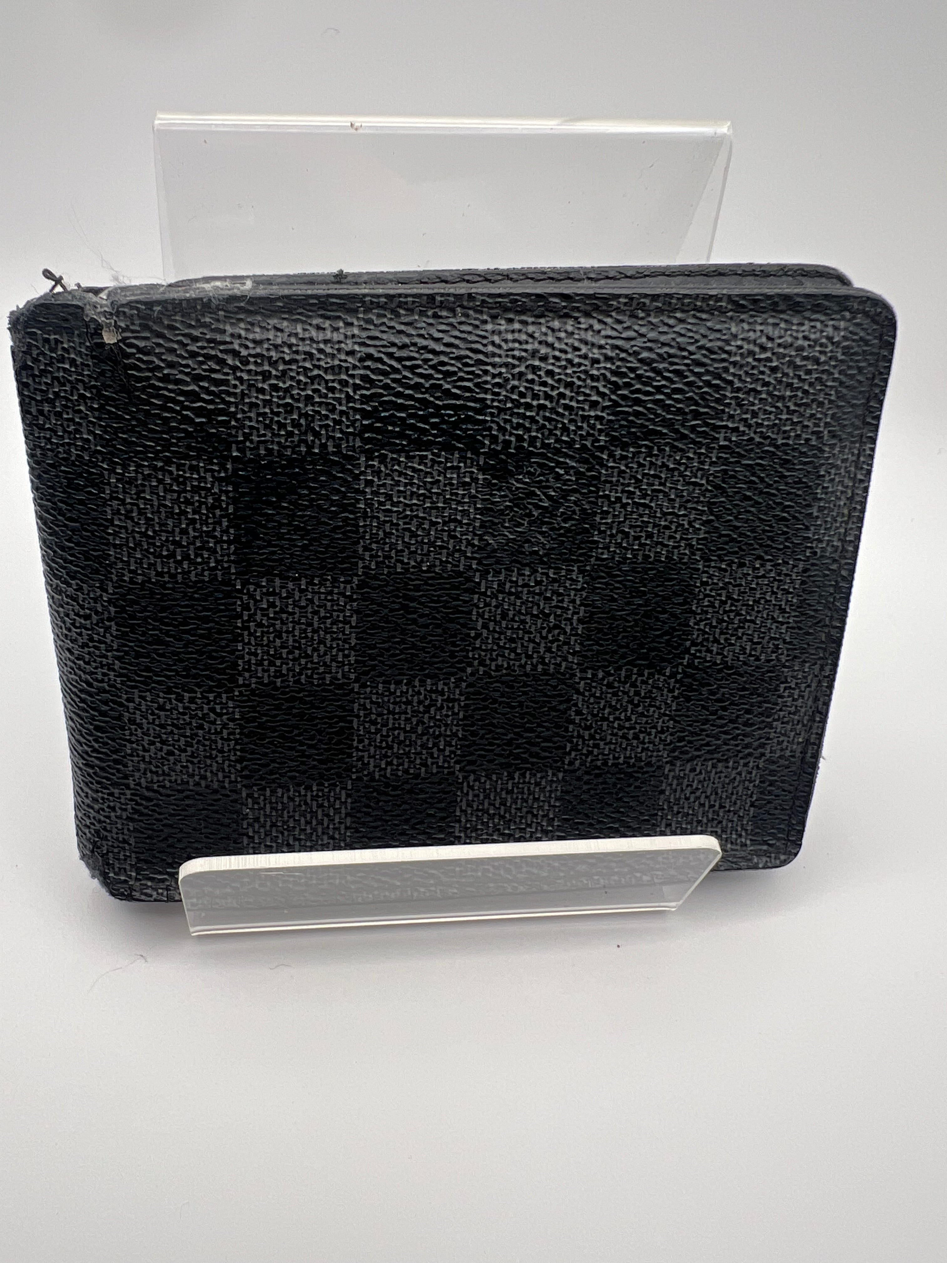 Louis Vuitton graphite bifold wallet