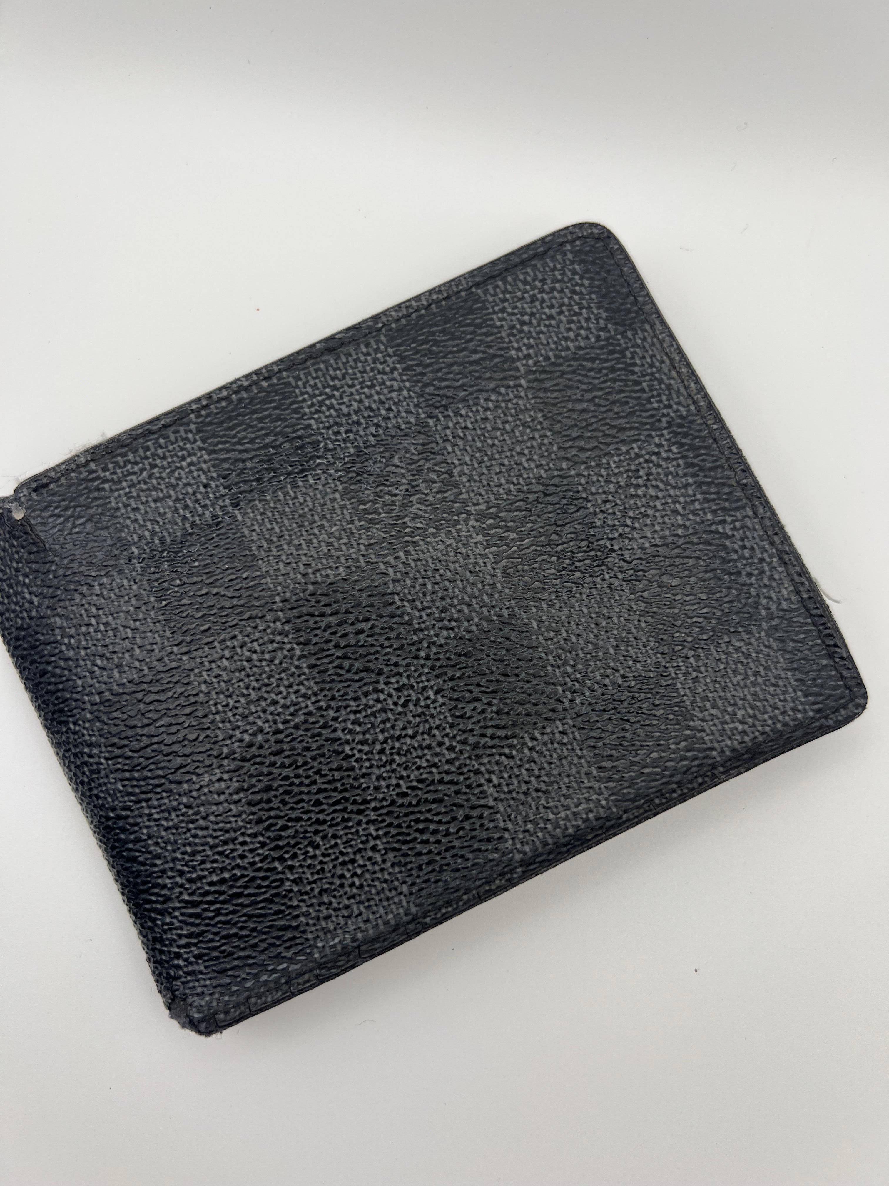 Louis Vuitton graphite bifold wallet