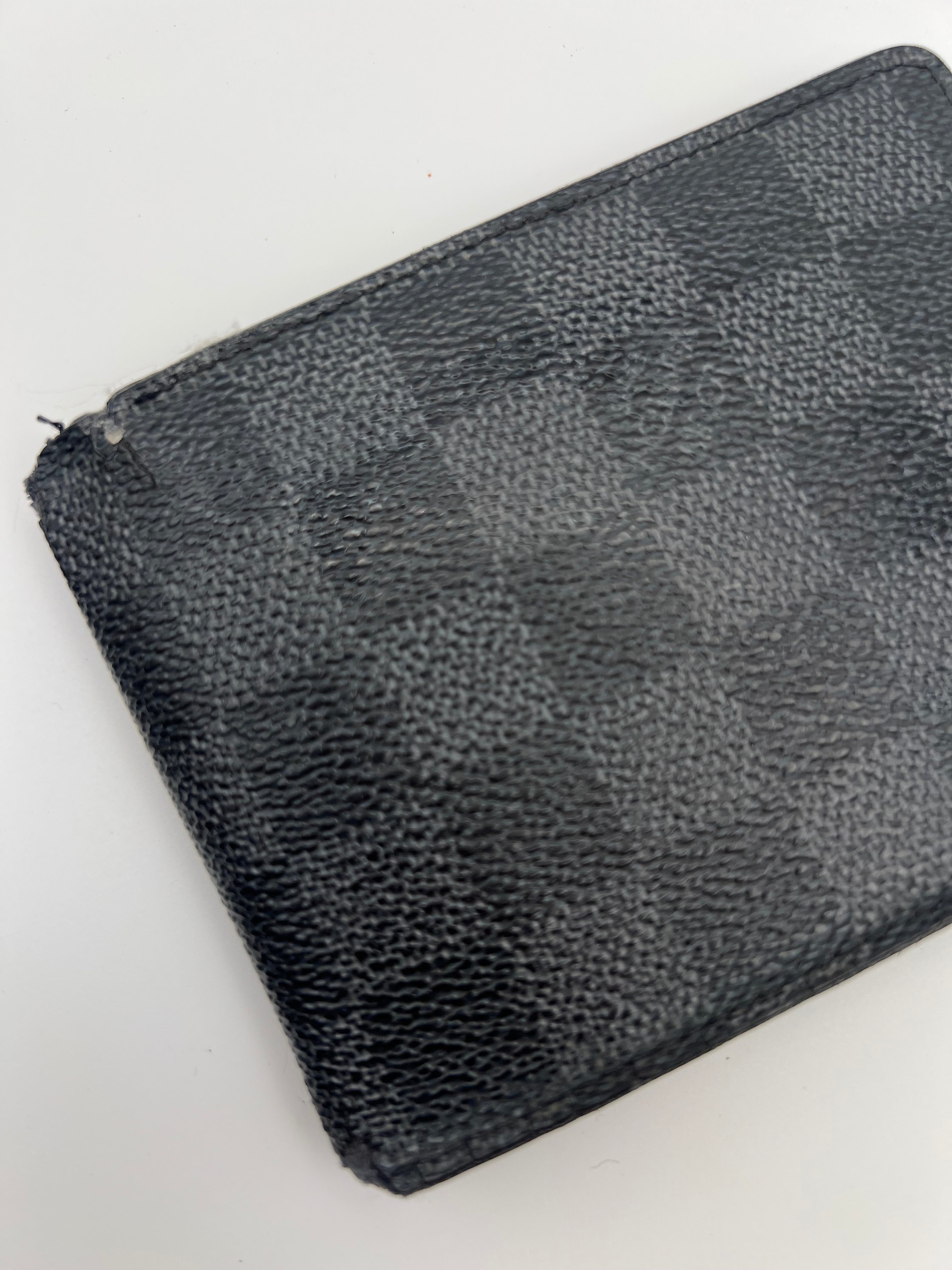 Louis Vuitton graphite bifold wallet
