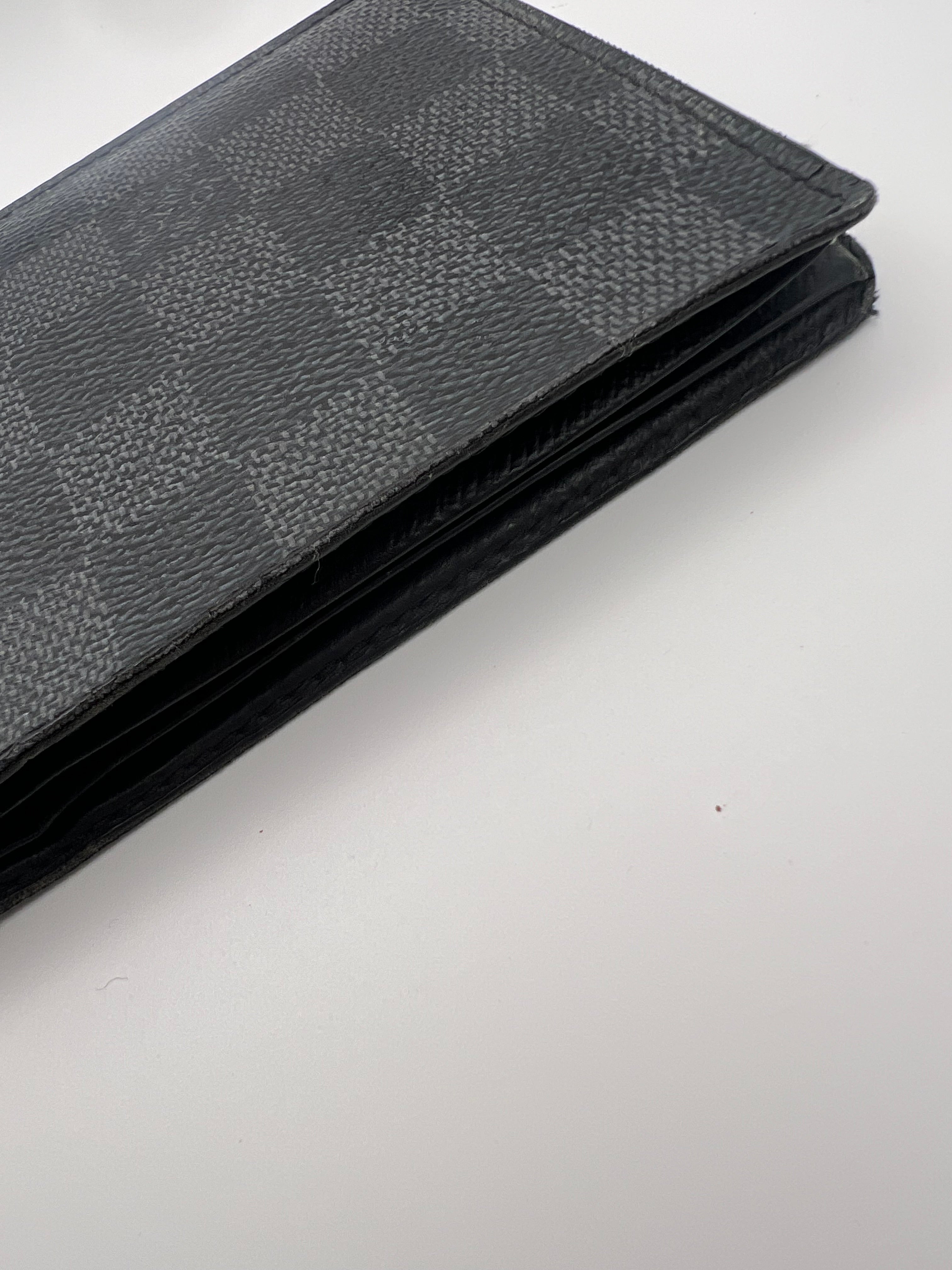 Louis Vuitton graphite bifold wallet