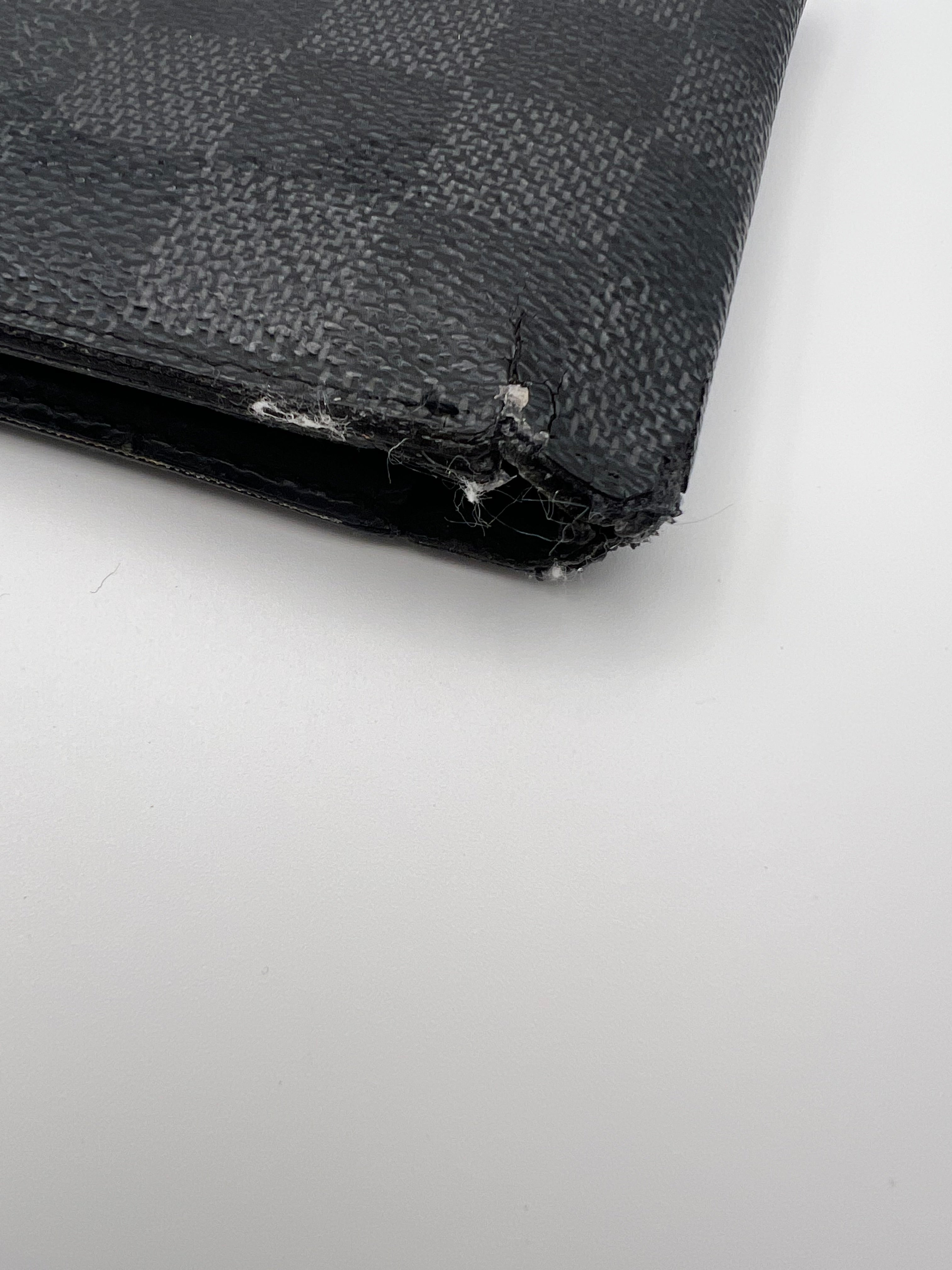 Louis Vuitton graphite bifold wallet