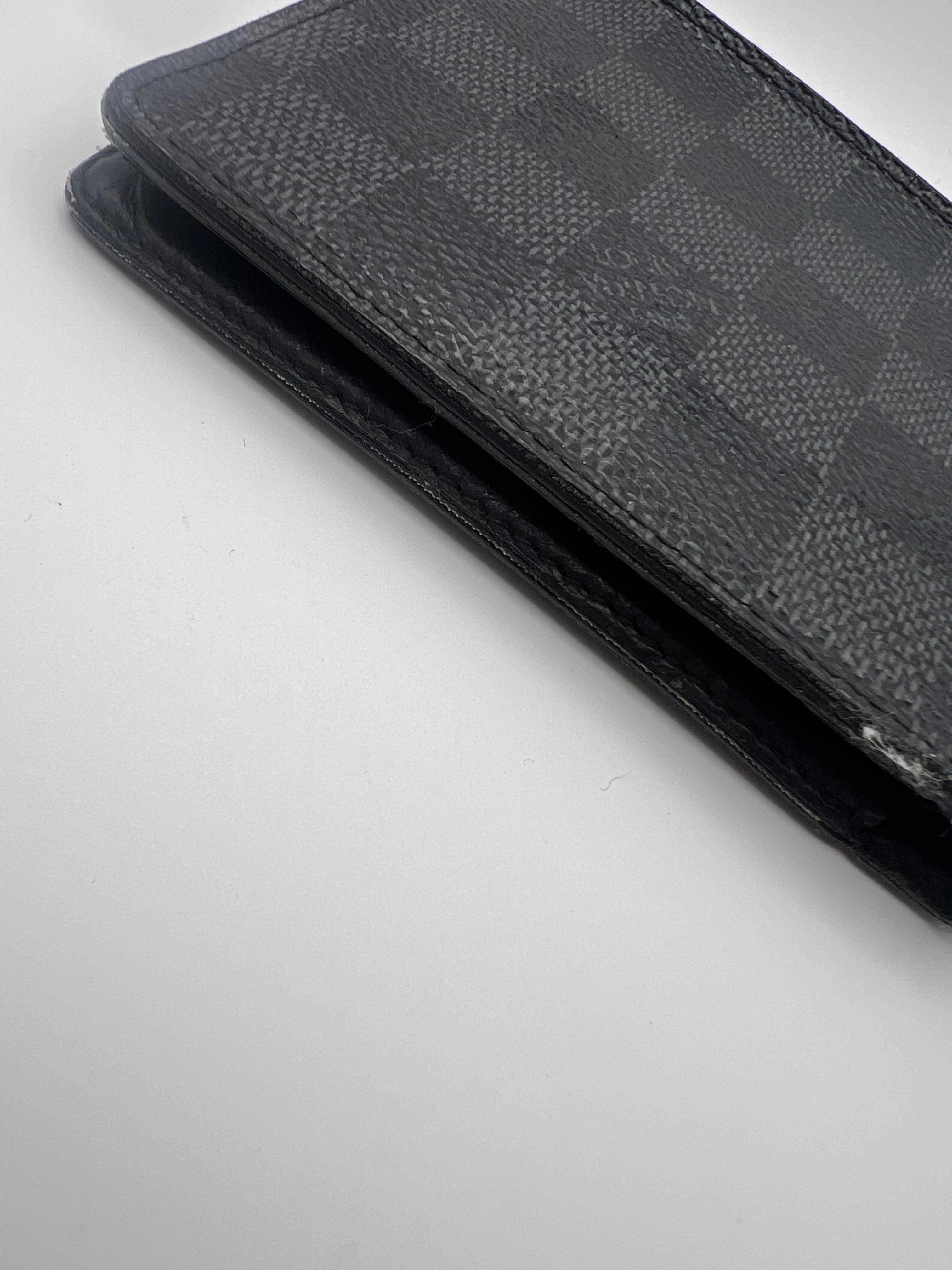Louis Vuitton graphite bifold wallet