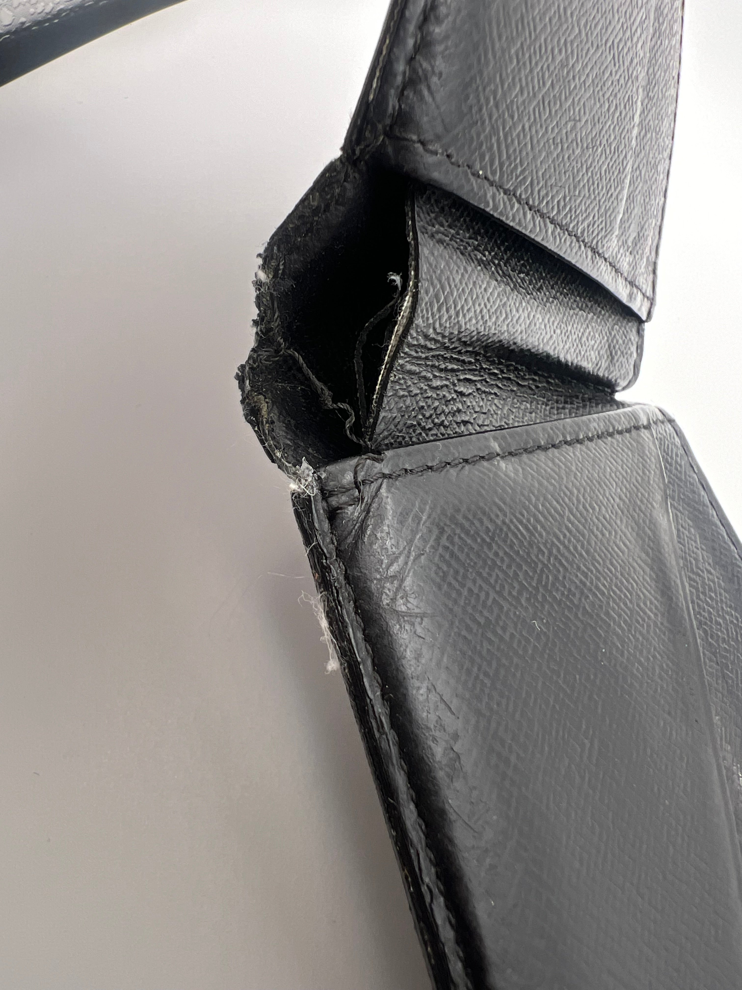 Louis Vuitton graphite bifold wallet