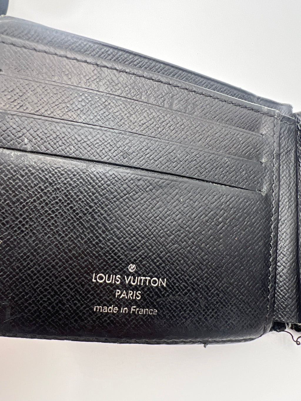 Louis Vuitton graphite bifold wallet