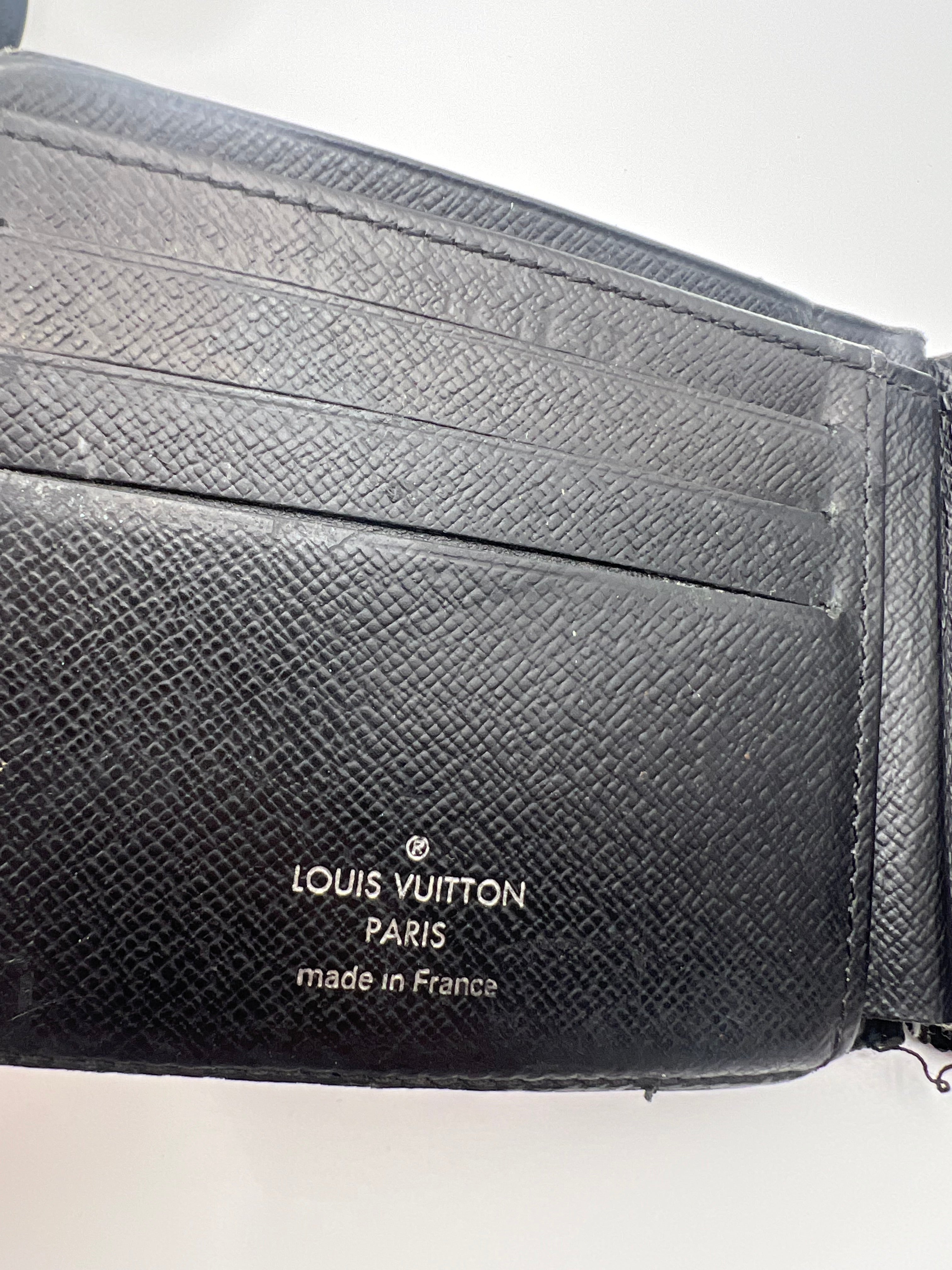 Louis Vuitton graphite bifold wallet