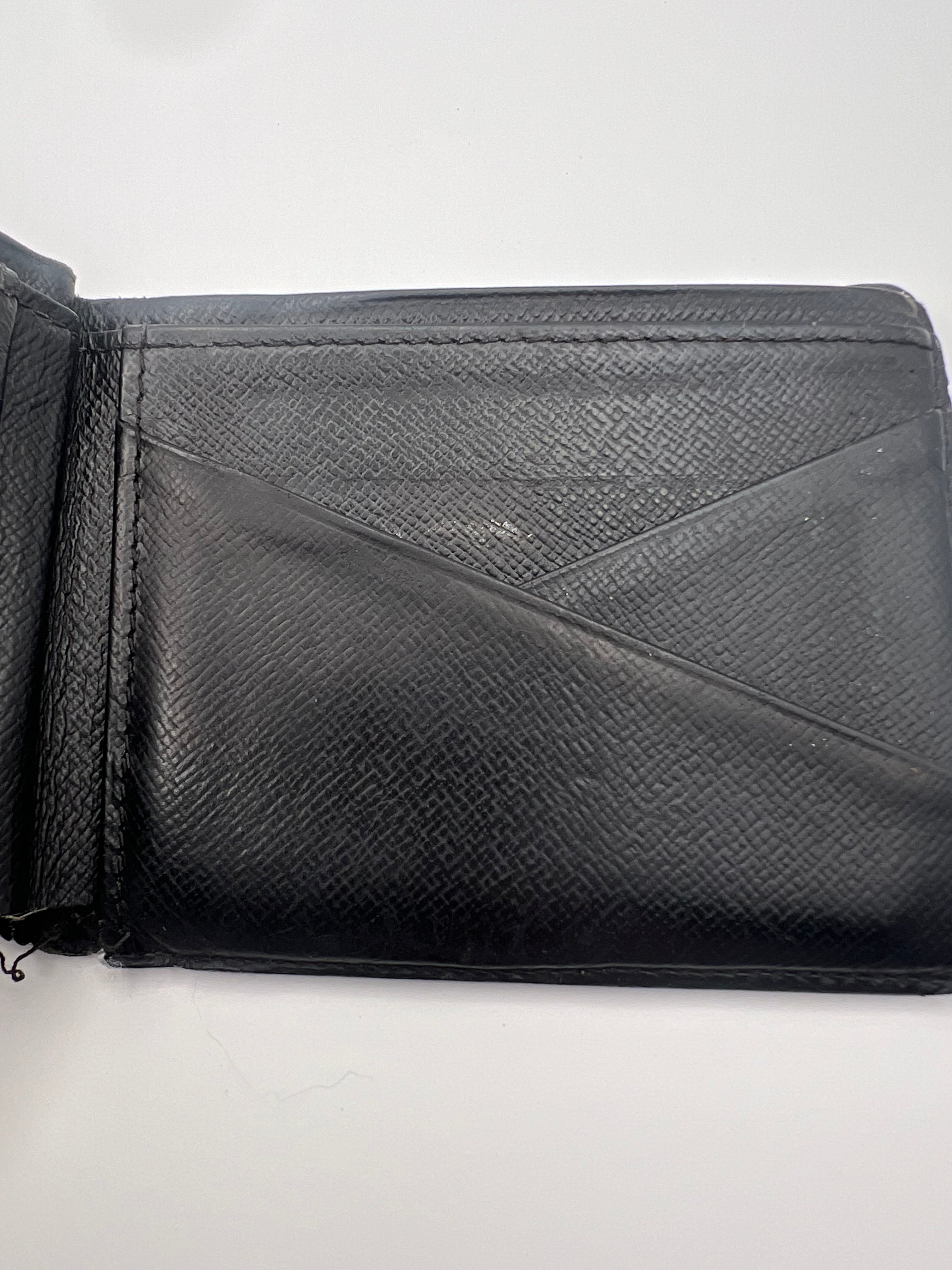 Louis Vuitton graphite bifold wallet