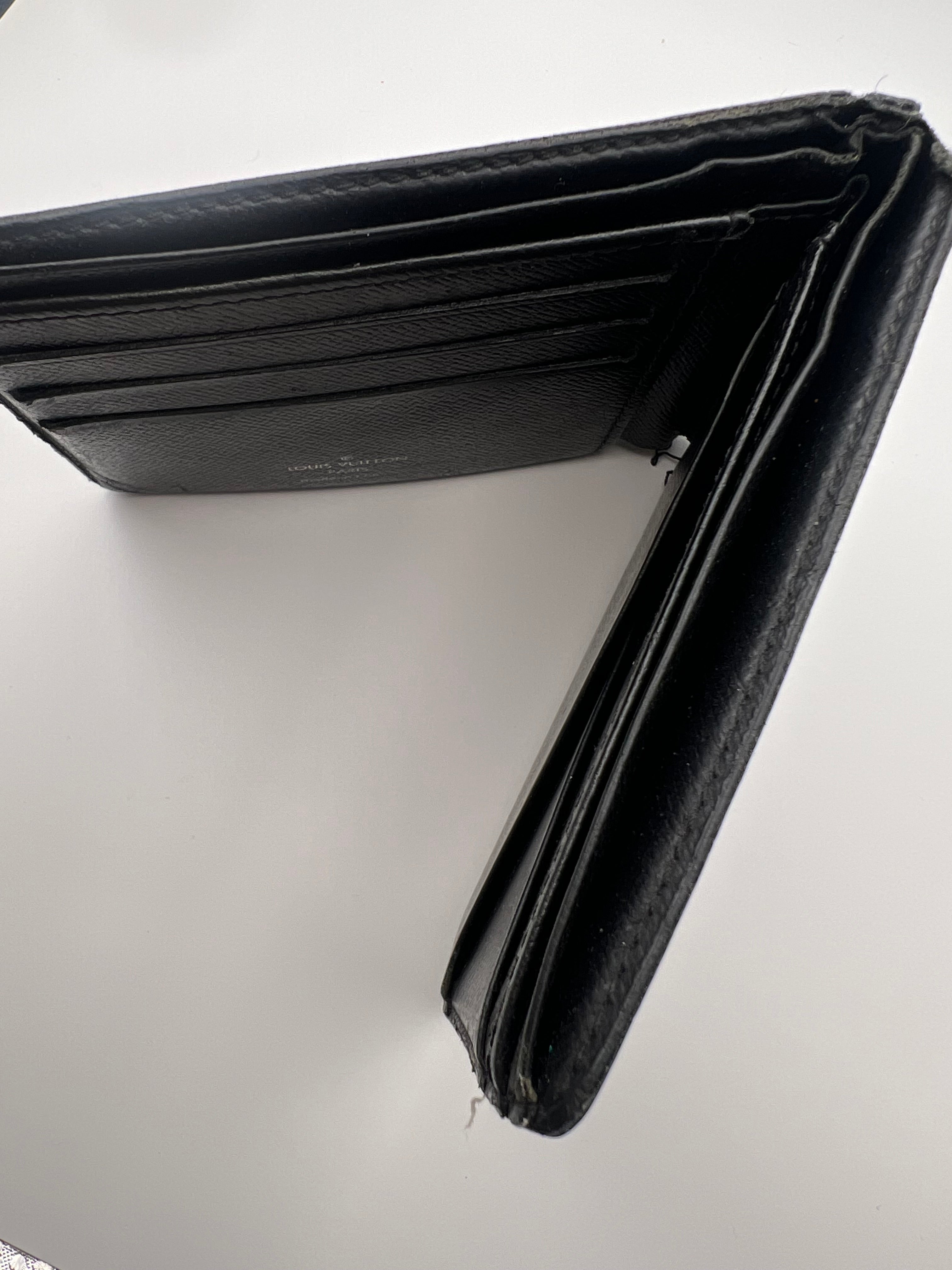 Louis Vuitton graphite bifold wallet