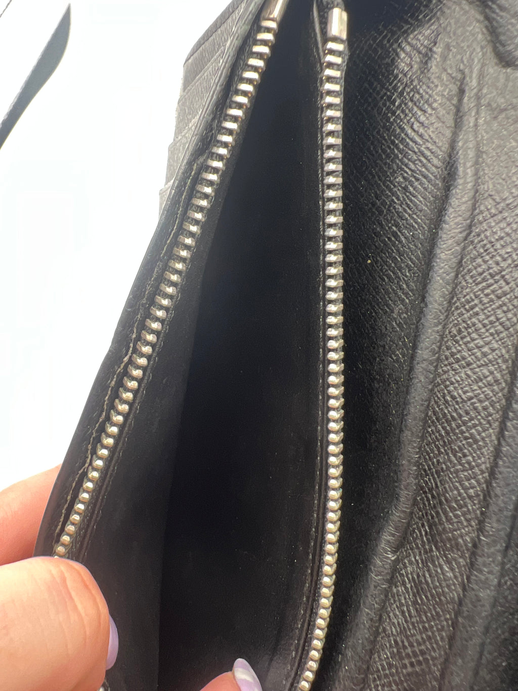 Louis Vuitton Damier graphite long wallet