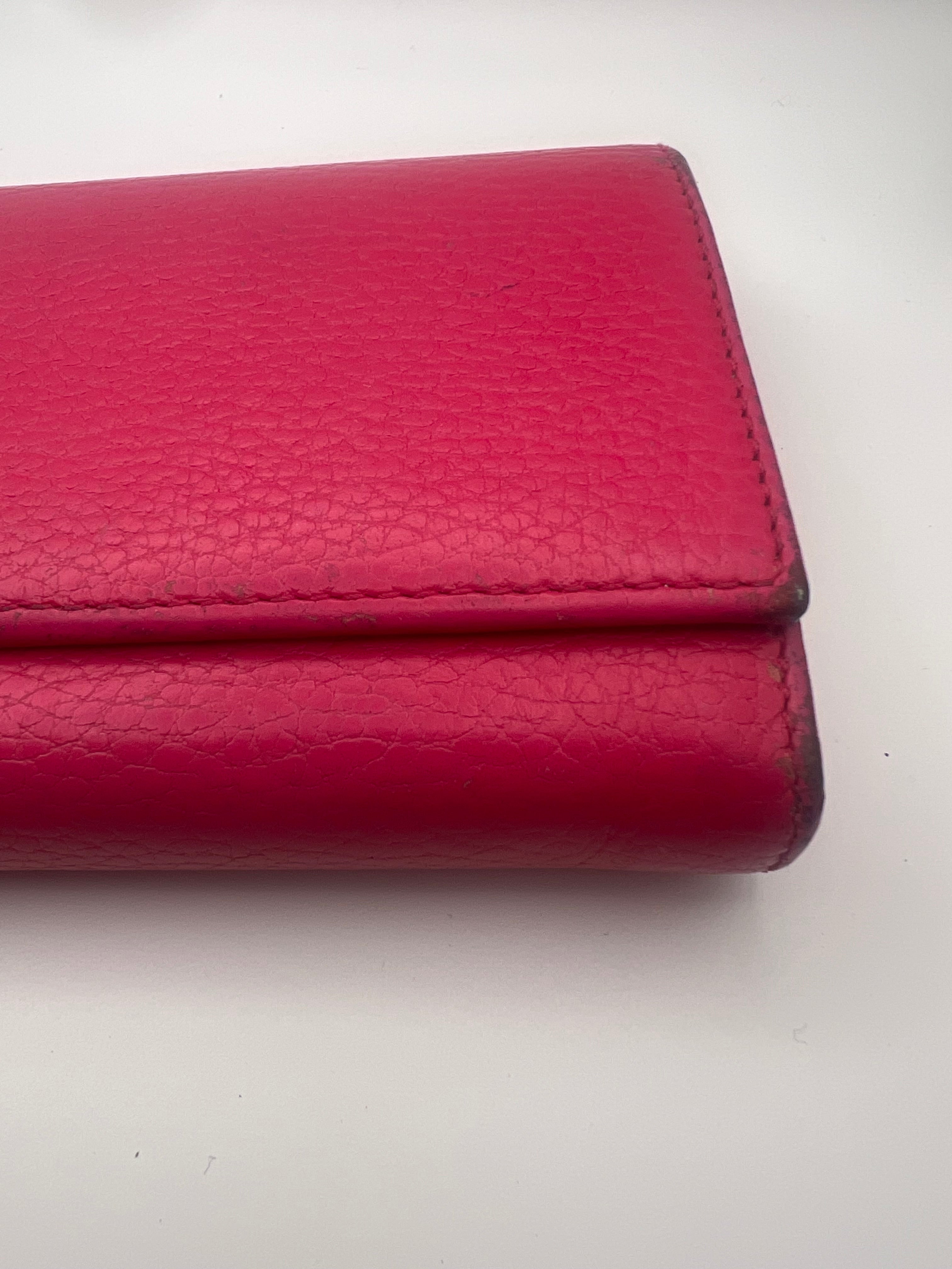 Gucci Marmont leather continental wallet