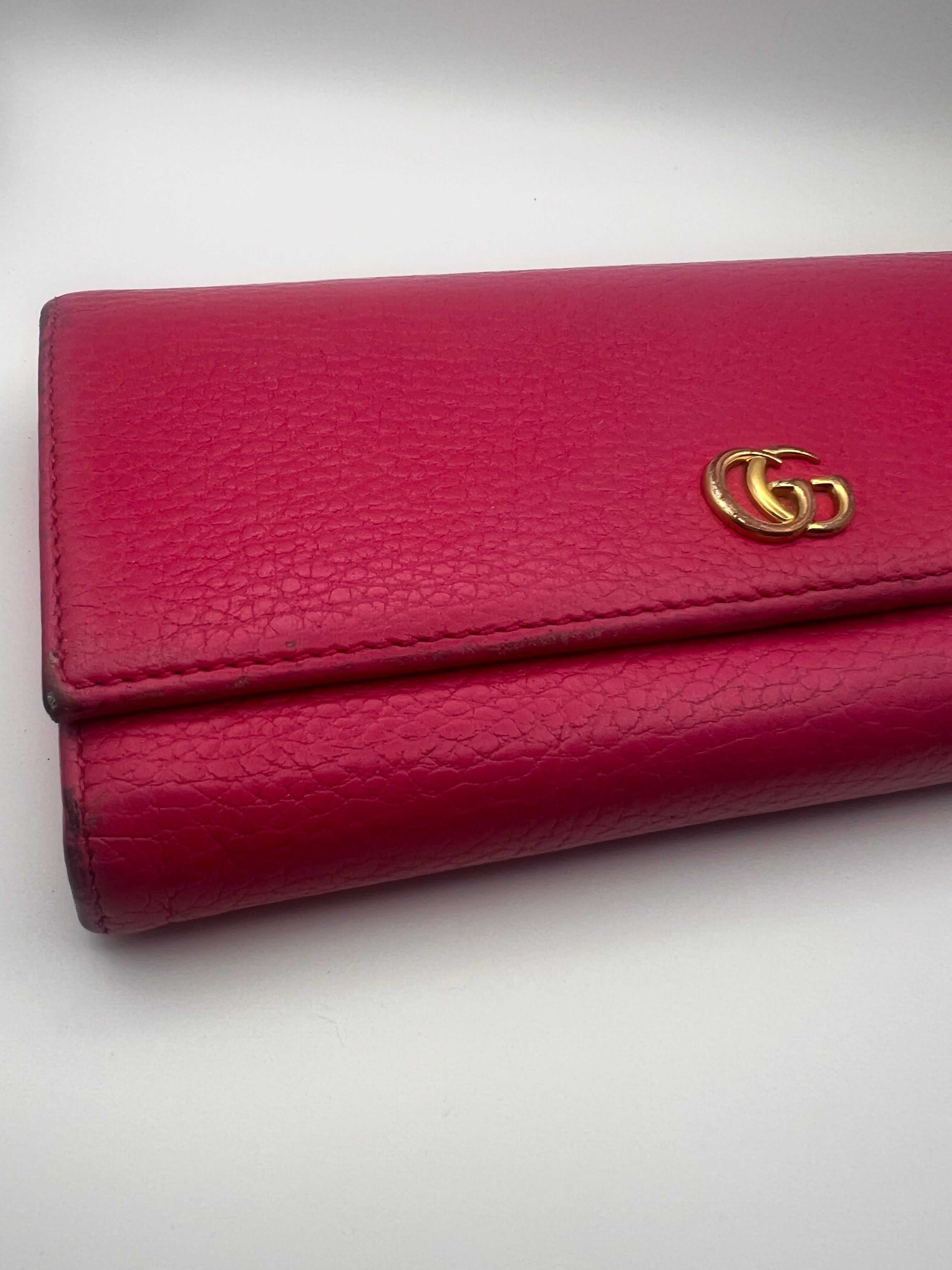 Gucci Marmont leather continental wallet
