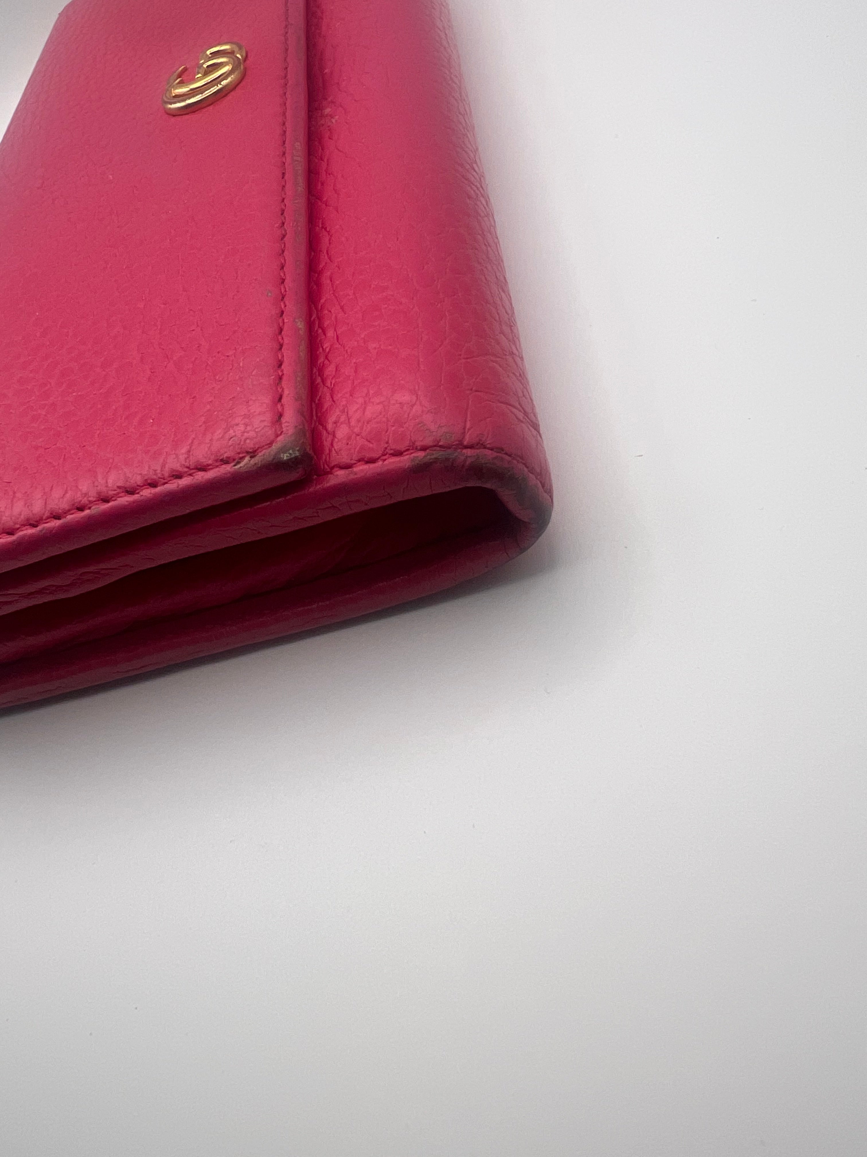 Gucci Marmont leather continental wallet