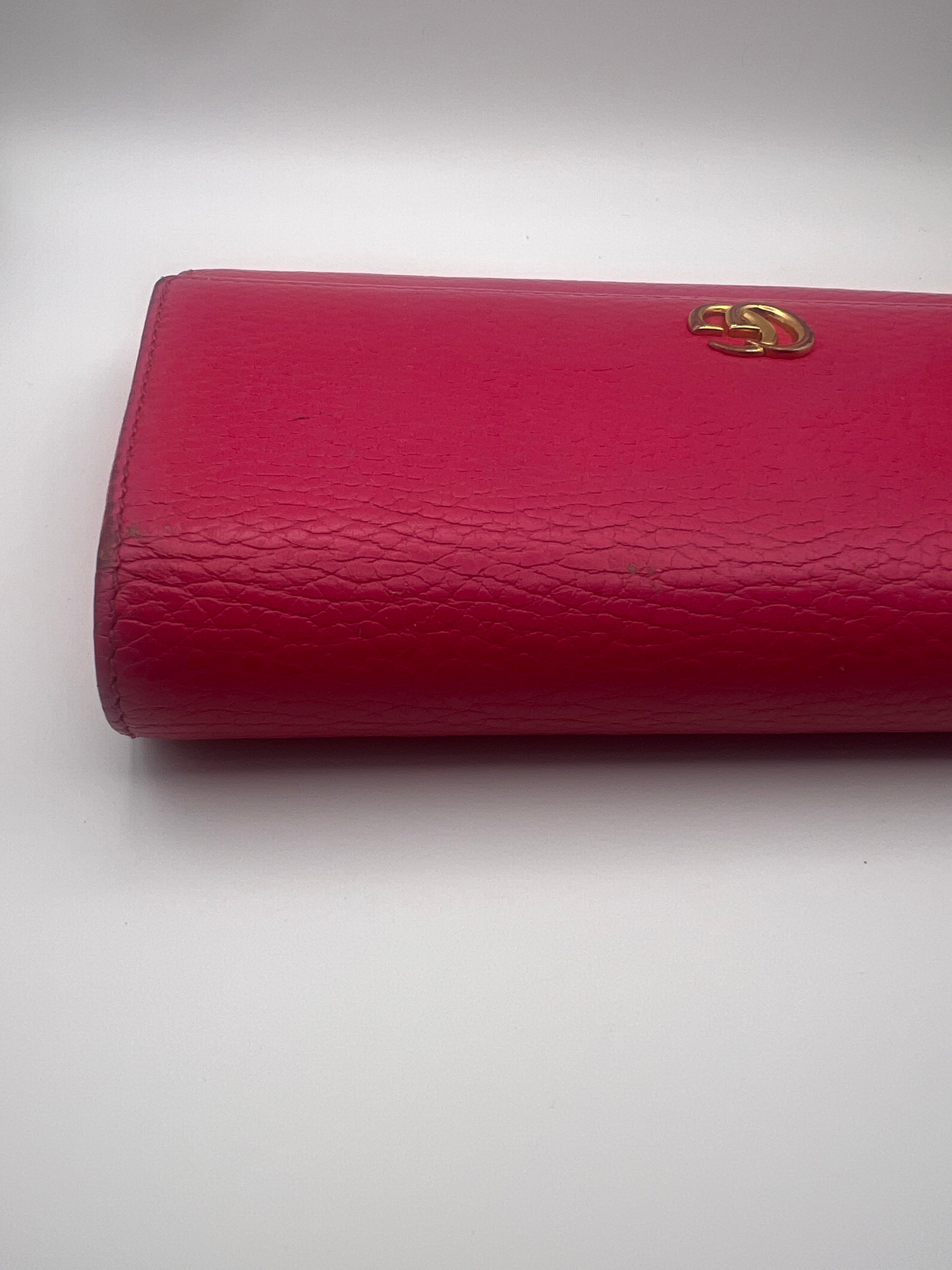 Gucci Marmont leather continental wallet