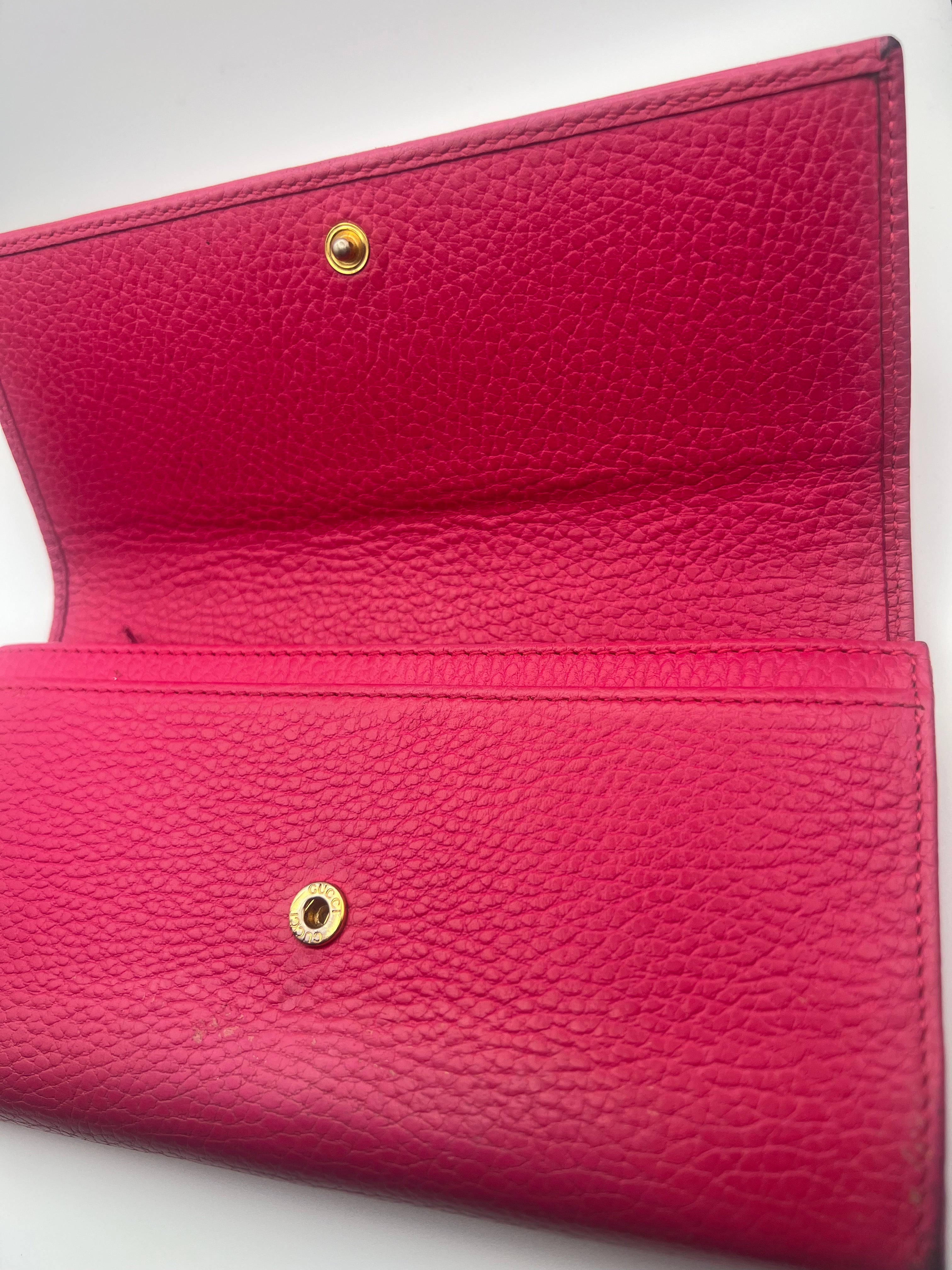 Gucci Marmont leather continental wallet