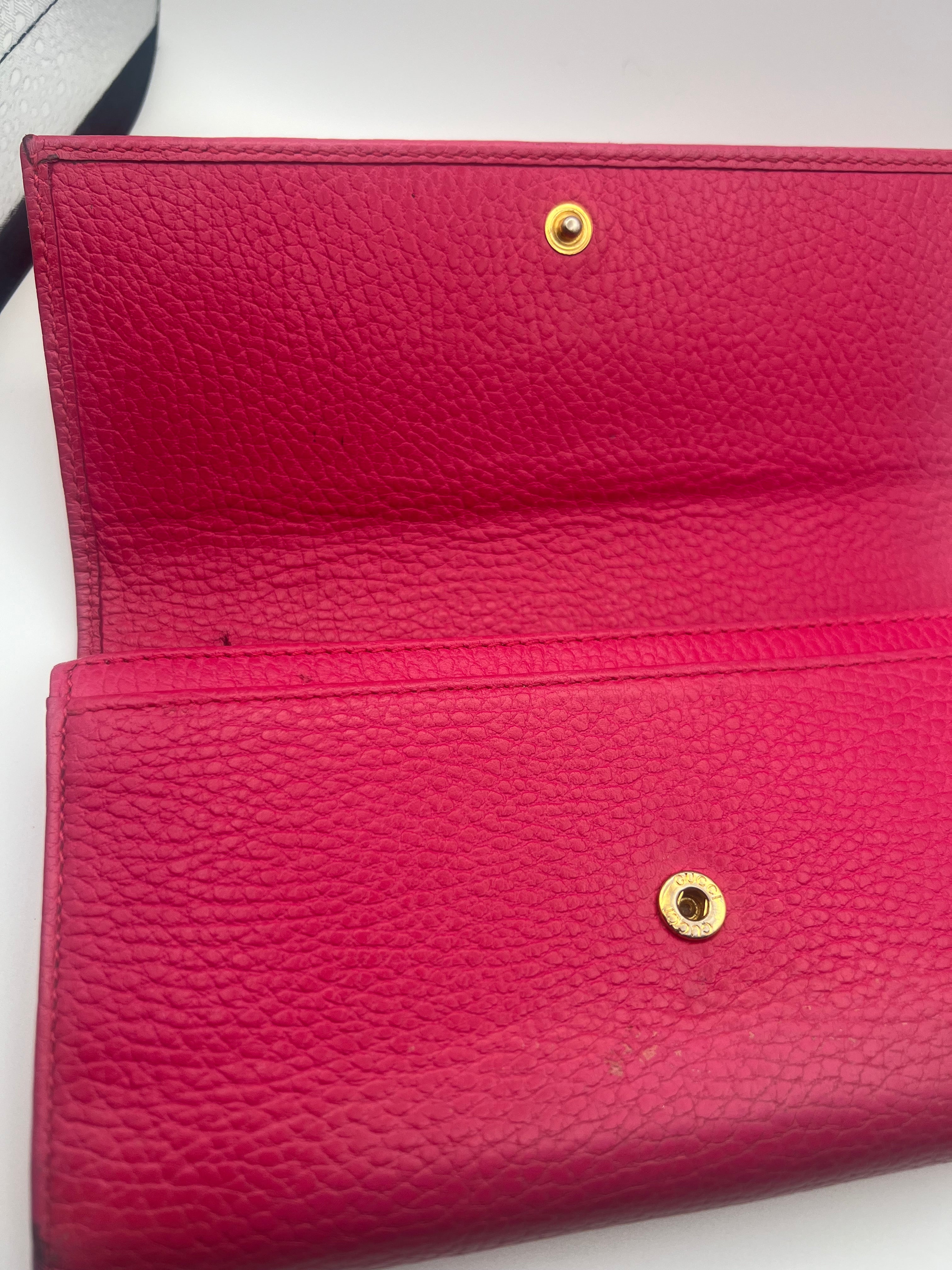 Gucci Marmont leather continental wallet