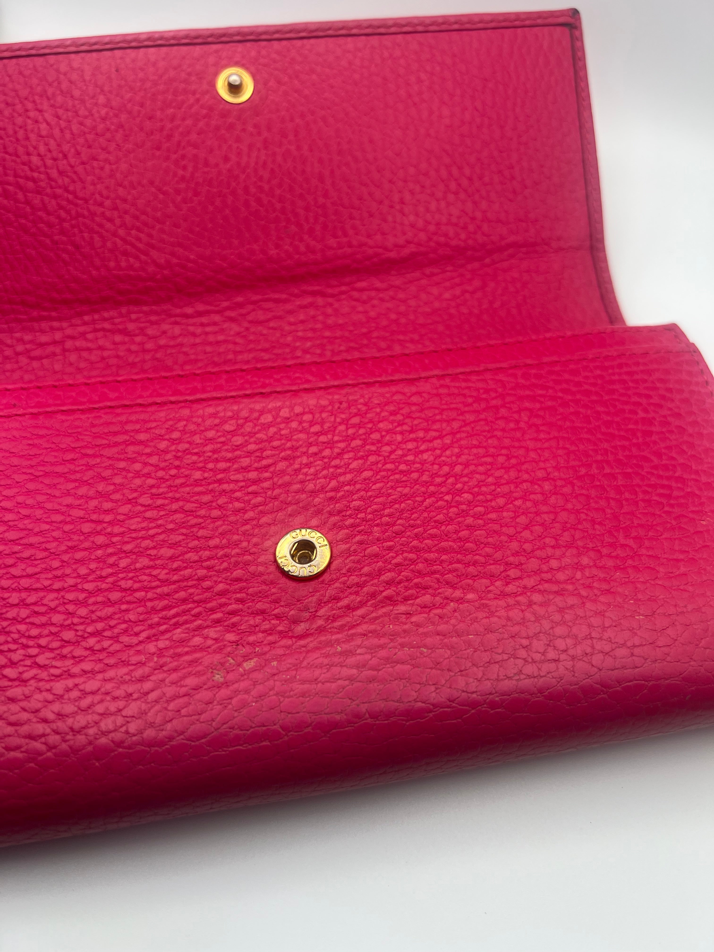 Gucci Marmont leather continental wallet