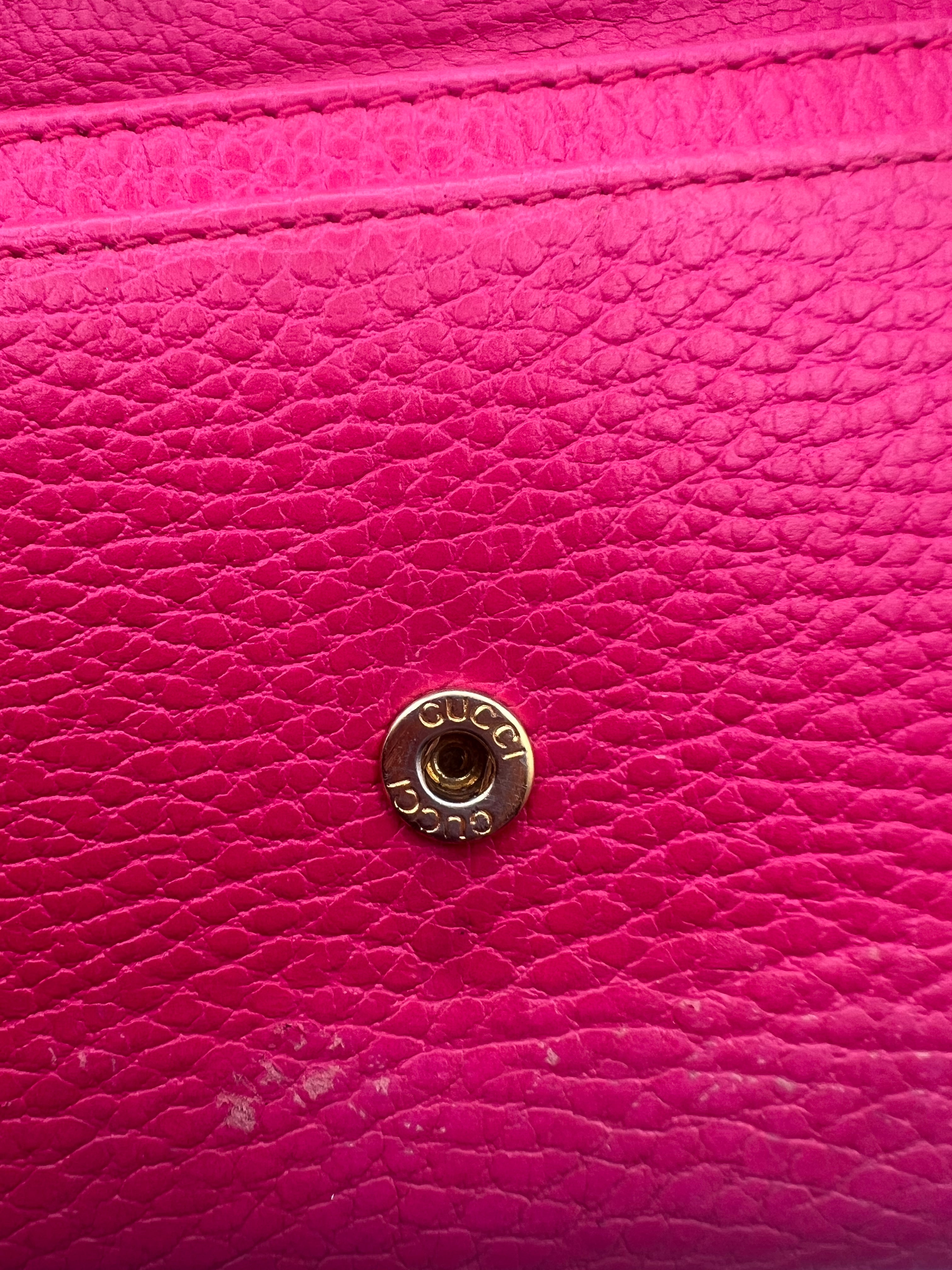 Gucci Marmont leather continental wallet