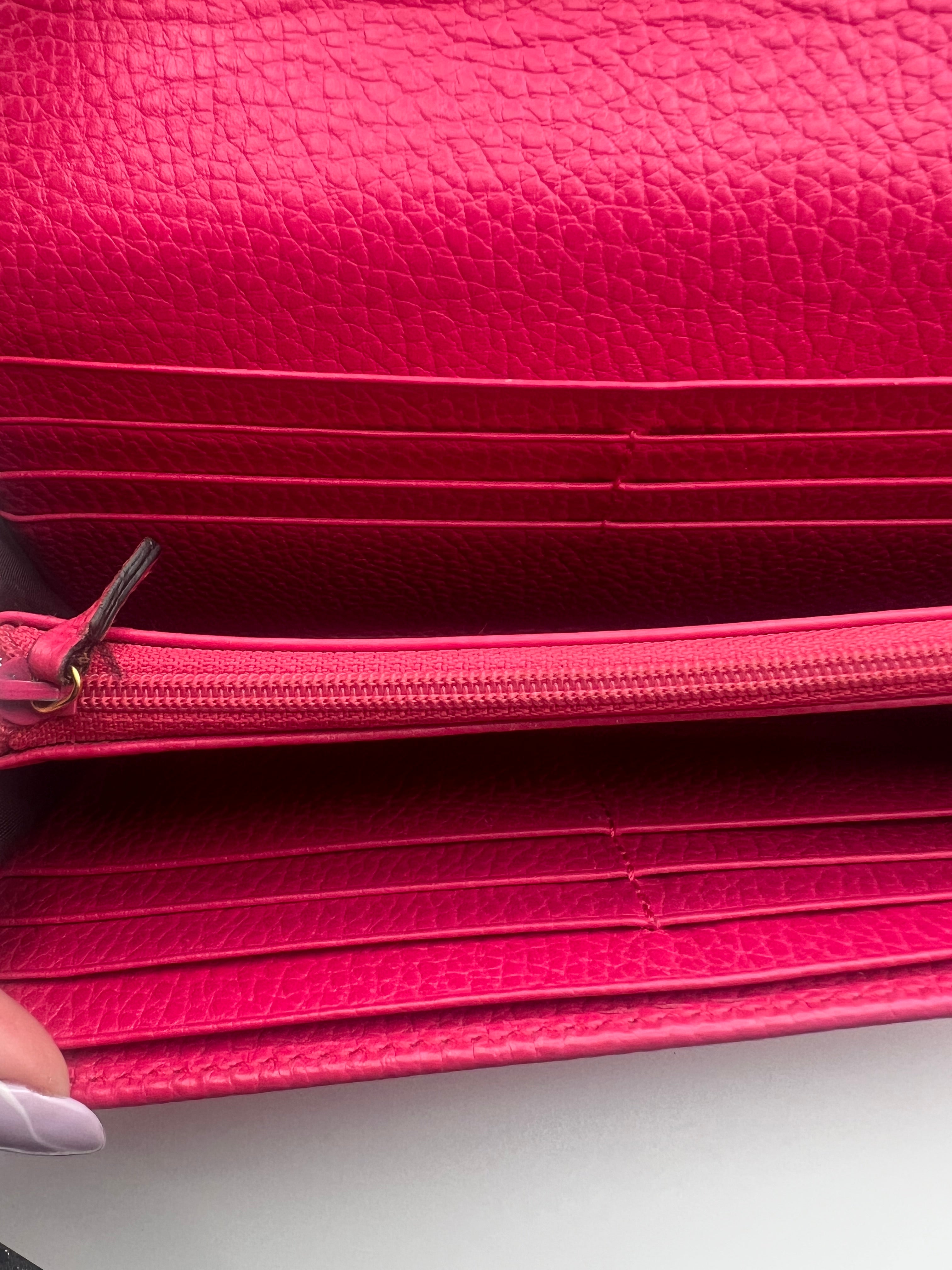 Gucci Marmont leather continental wallet