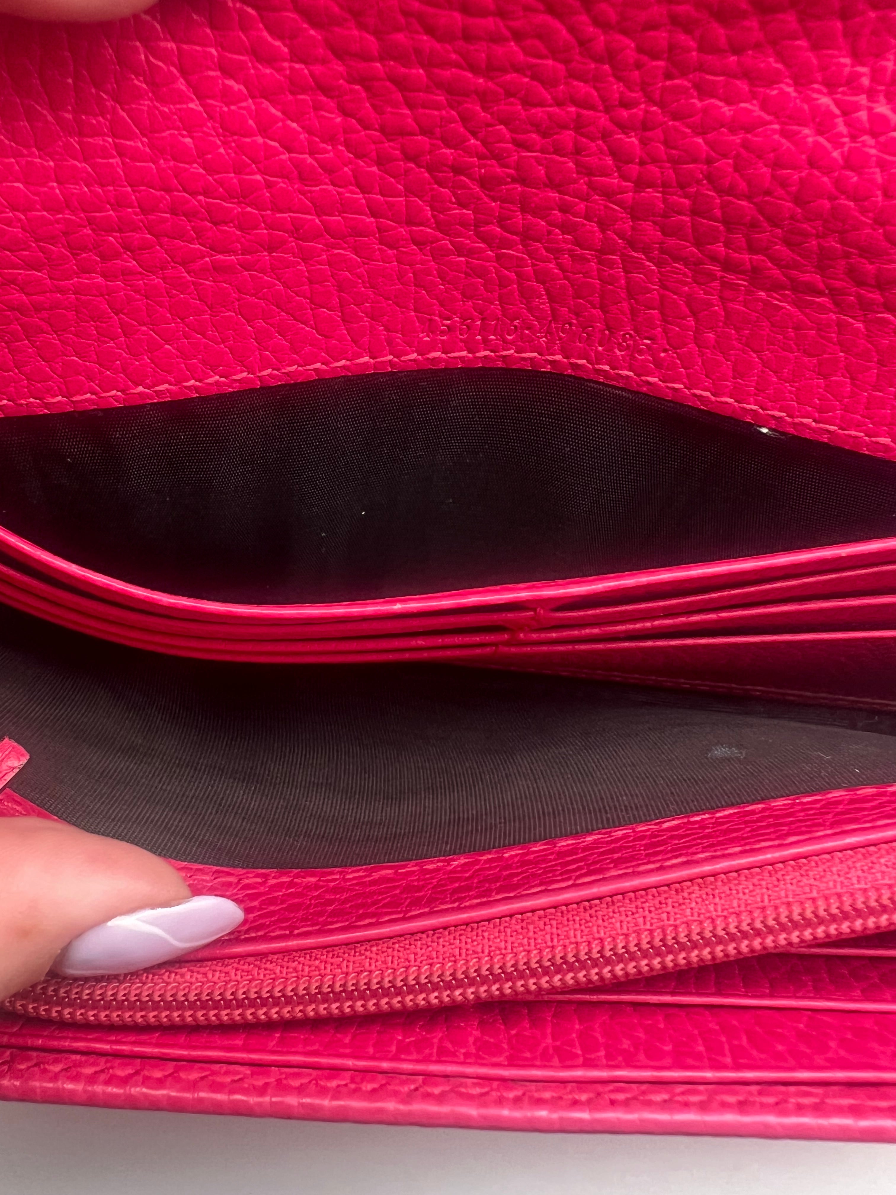 Gucci Marmont leather continental wallet